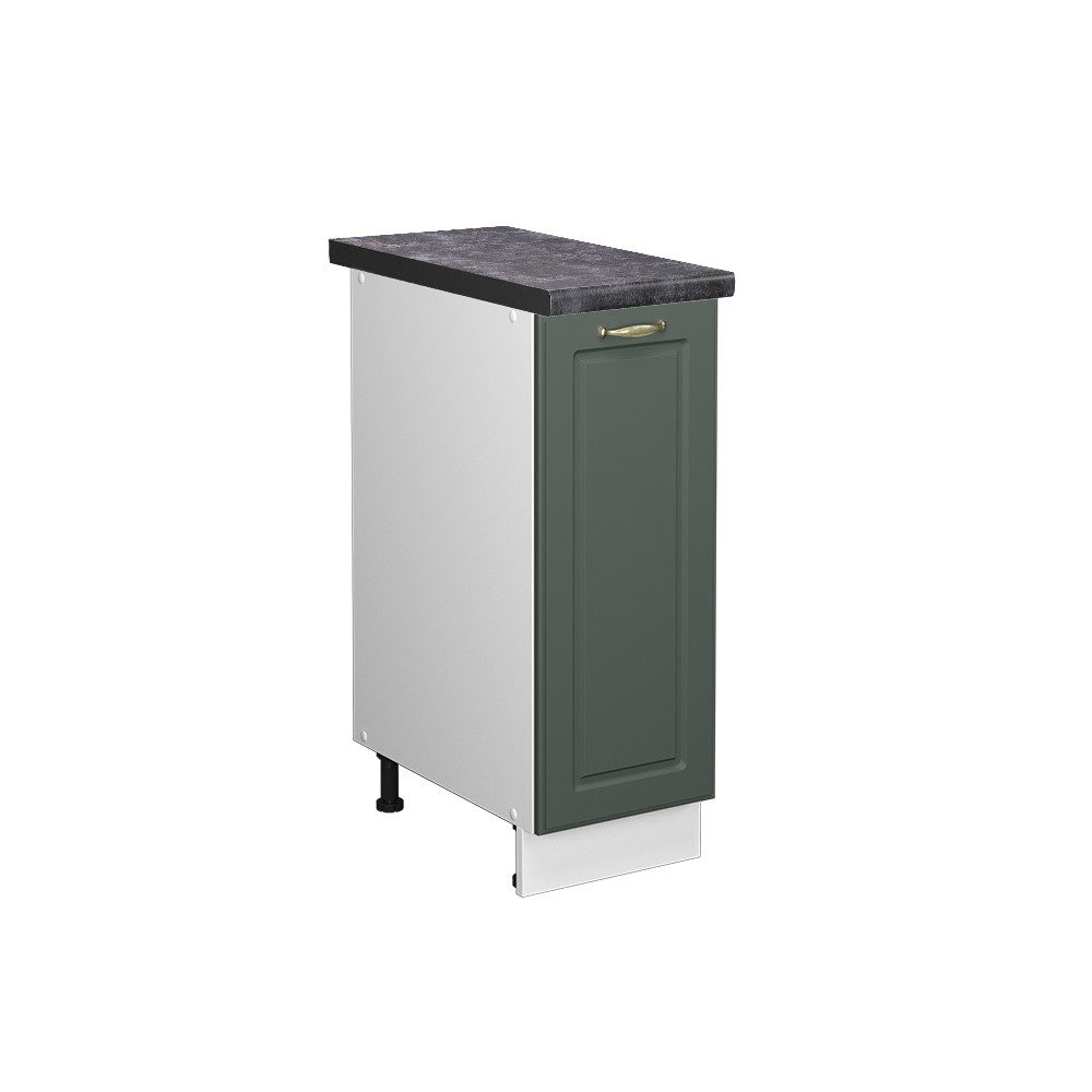 Vicco Apothekerschrank Fame-Line, Grün-Gold Landhaus/Weiß, 30 günstig online kaufen