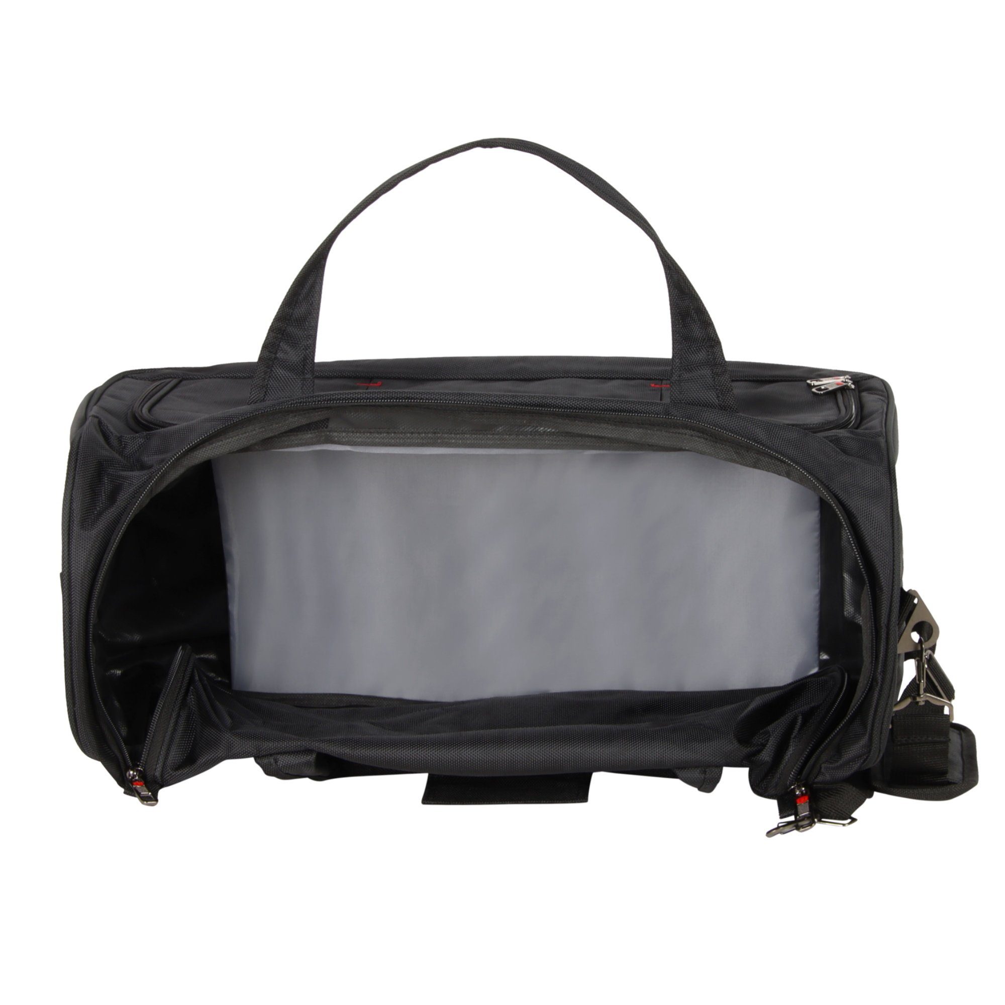 HTI-Living Reisetasche Reise- und Sporttasche 55 Schwarz (Stück, 1-tlg., 1 Reisetasche), Wochenendtasche