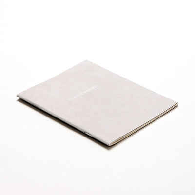 Brosbi Notizbuch STILL HANDWRITING, Notebook, Notizheft, Tagebuch, Blankoseiten, 16 x 20 cm (Hochformat)