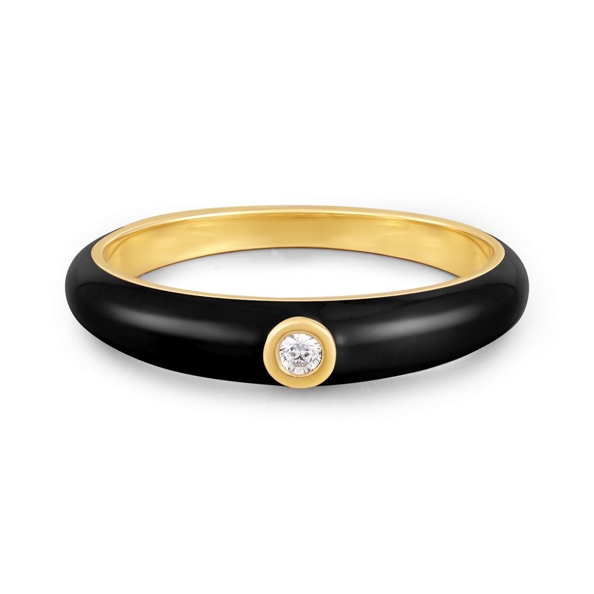 Silberring gelbgold