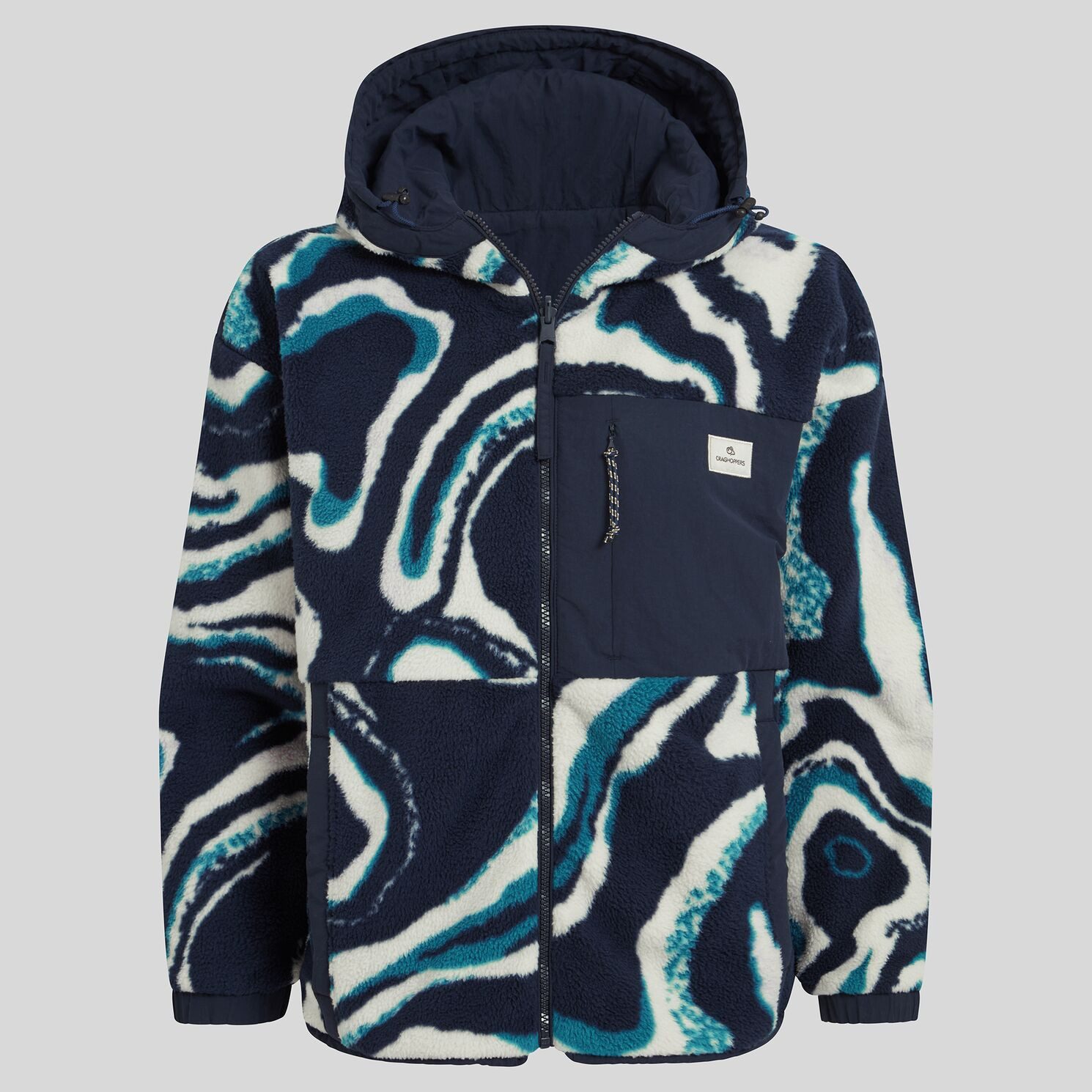 Craghoppers Hardshelljacke Craghoppers - Longlands Rev Hooded Jacke Wendejacke, navy