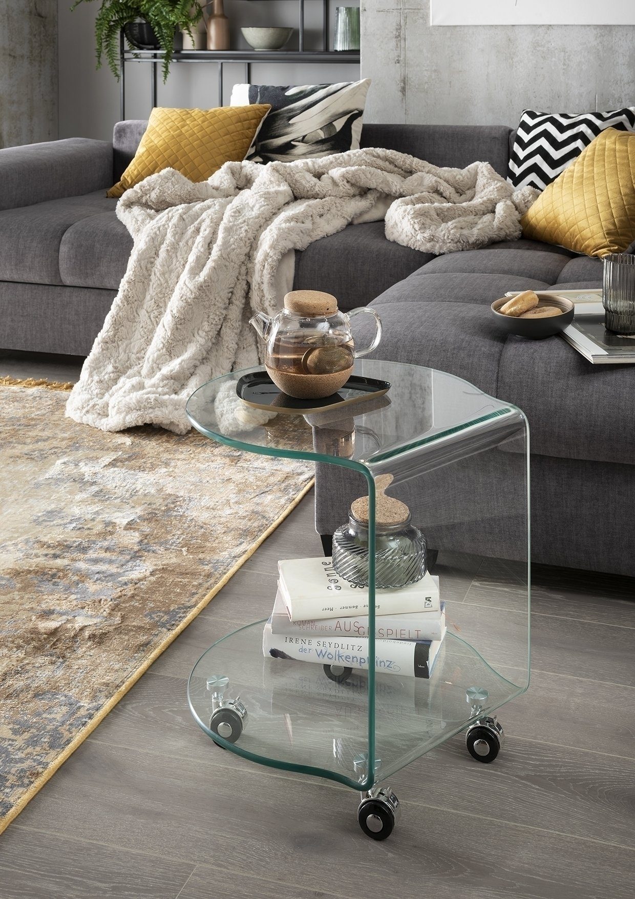 Concept GmbH Beistelltisch in Klarglas, Glas günstig online kaufen