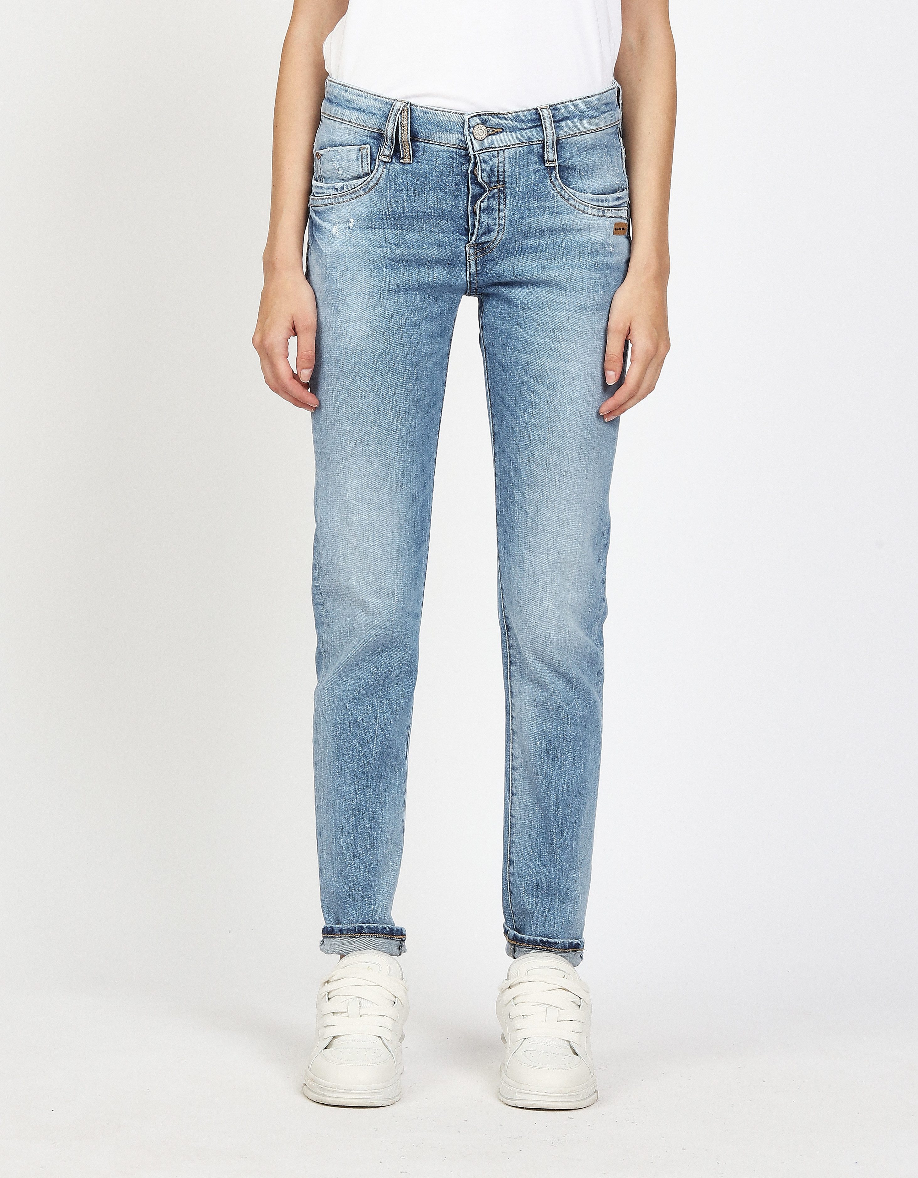 GANG Relax-fit-Jeans 94GERDA elastische Denimqualität für hohen Tragekomfort