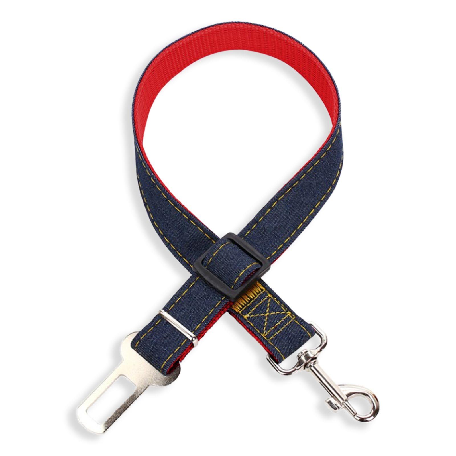 Monkimau Hundeleine Sicherheitsgurt Hunde für Auto - Hundegurt Anschnallgurt Anschnaller, Nylon (Packung)