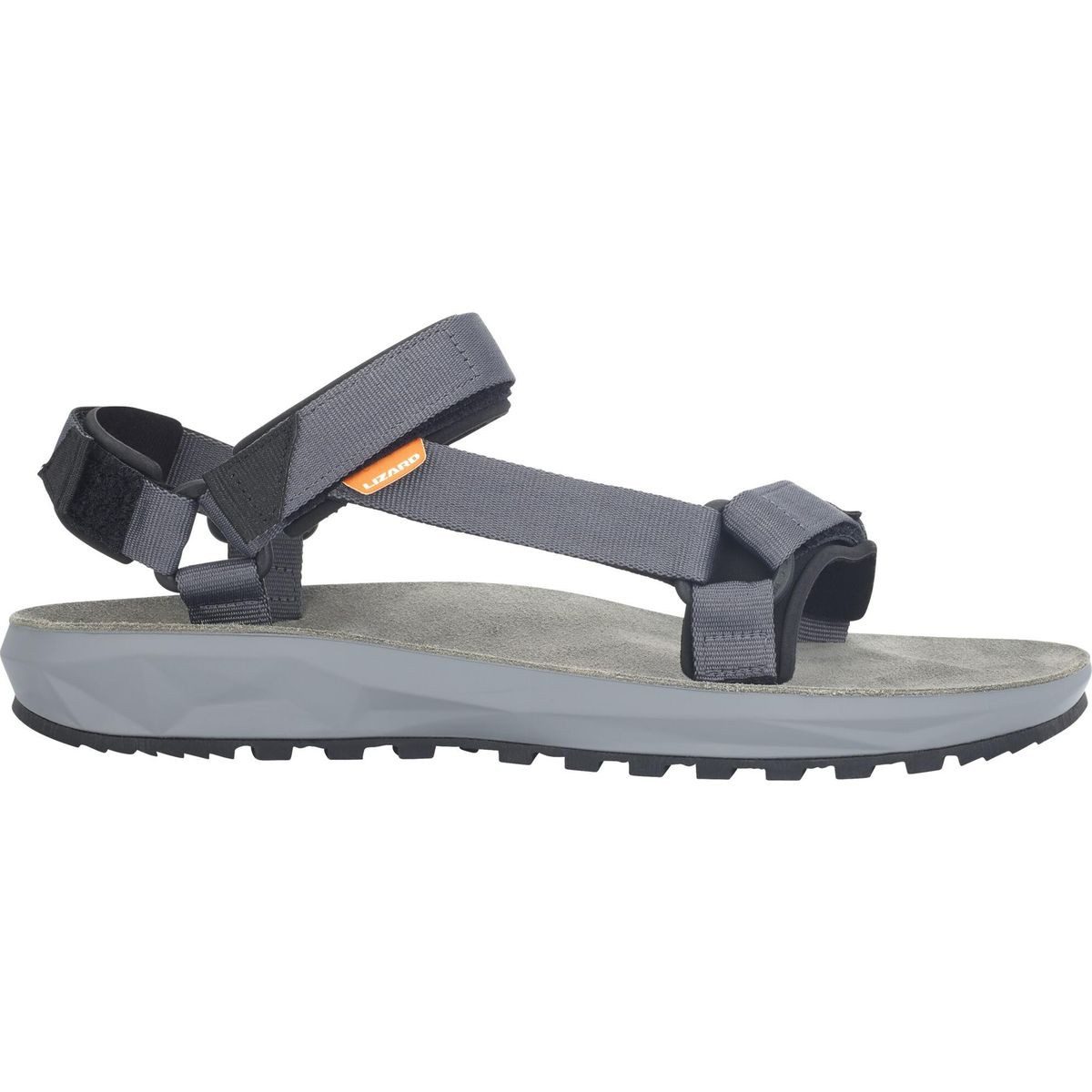 Lizard Sandal Super Hike (xs) Outdoorsandale Bequeme Wandersandale mit rutschfestem Wildleder-Fußbett und LIZARD