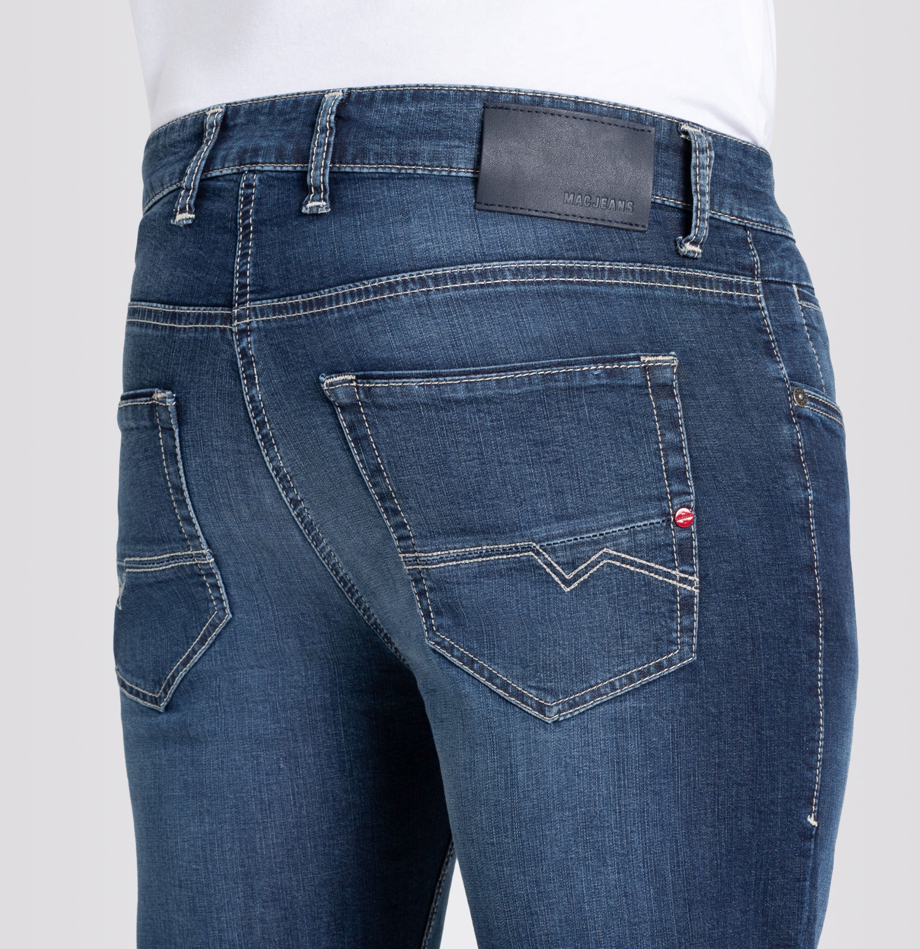 MAC 5-Pocket-Jeans Arne Pipe Sommerjeans Light Weight Stretch – Bild 4 von 5