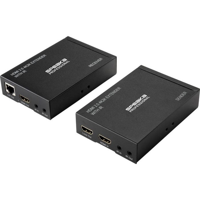 SpeaKa Professional SP HDMI® 60M Extender (Verlängerung) über Computer-Kabel