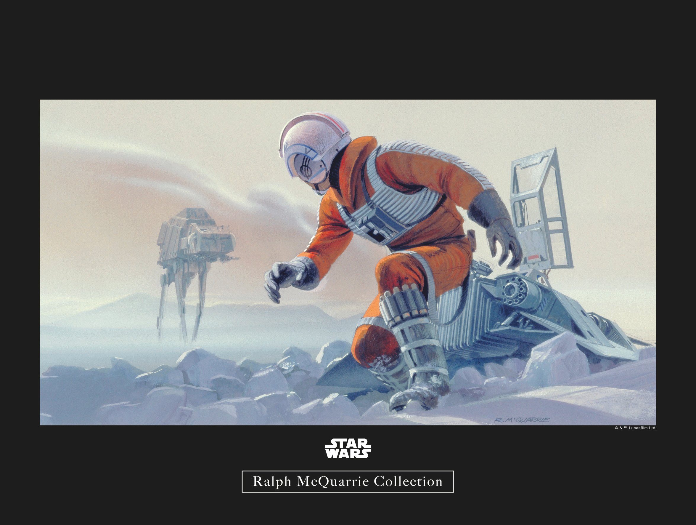 Komar Poster »Star Wars Classic RMQ Hoth Battle Pilot«, Star Wars-Otto