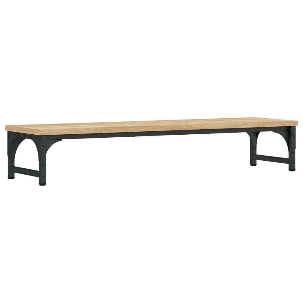 vidaXL Monitor-Halterung 85 x 23 x 155 cm Monitorständer Sonoma Eiche 85x23x15,5 cm Spanplatte