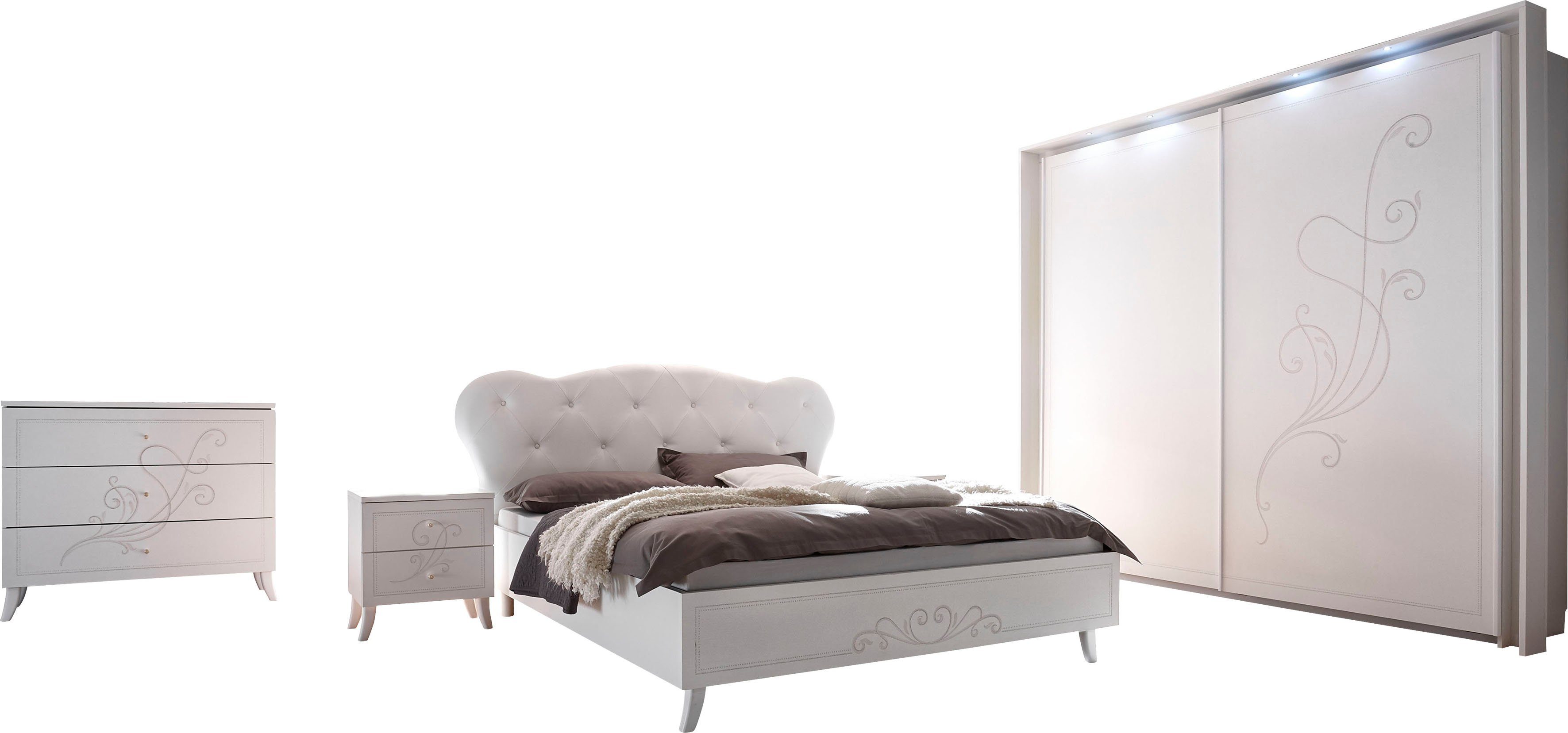 Home affaire Schlafzimmer-Set Tivoli, (Set, 4-tlg)