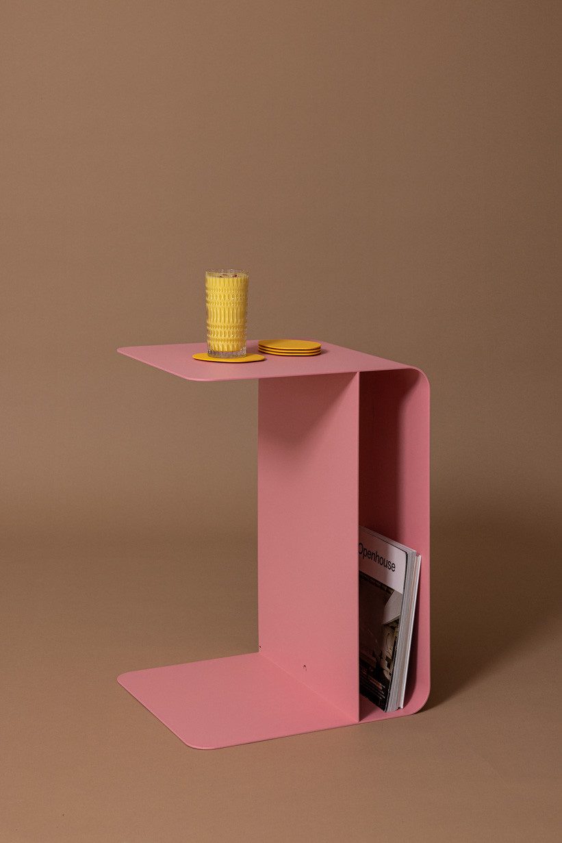 Metallbude Couchtisch COSMO, 2in1 - Design Couchtisch ohne Montage, rutschfest & kratzfest