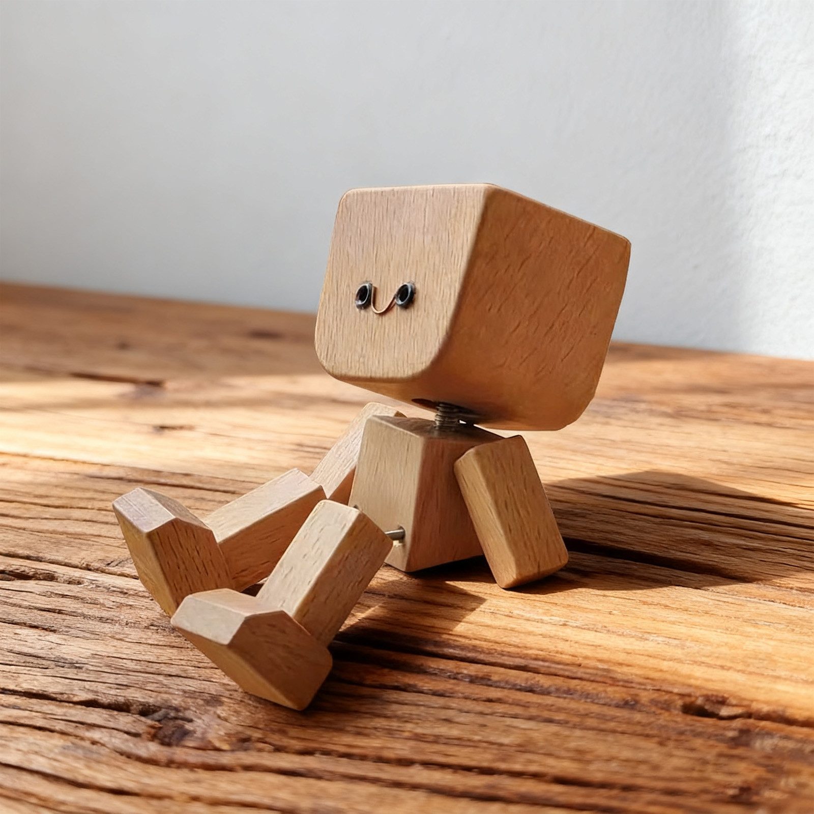 REDOM Dekofigur Auto Deko Holz Wackelfigur lustige Wackelpuppe Armaturenbre günstig online kaufen