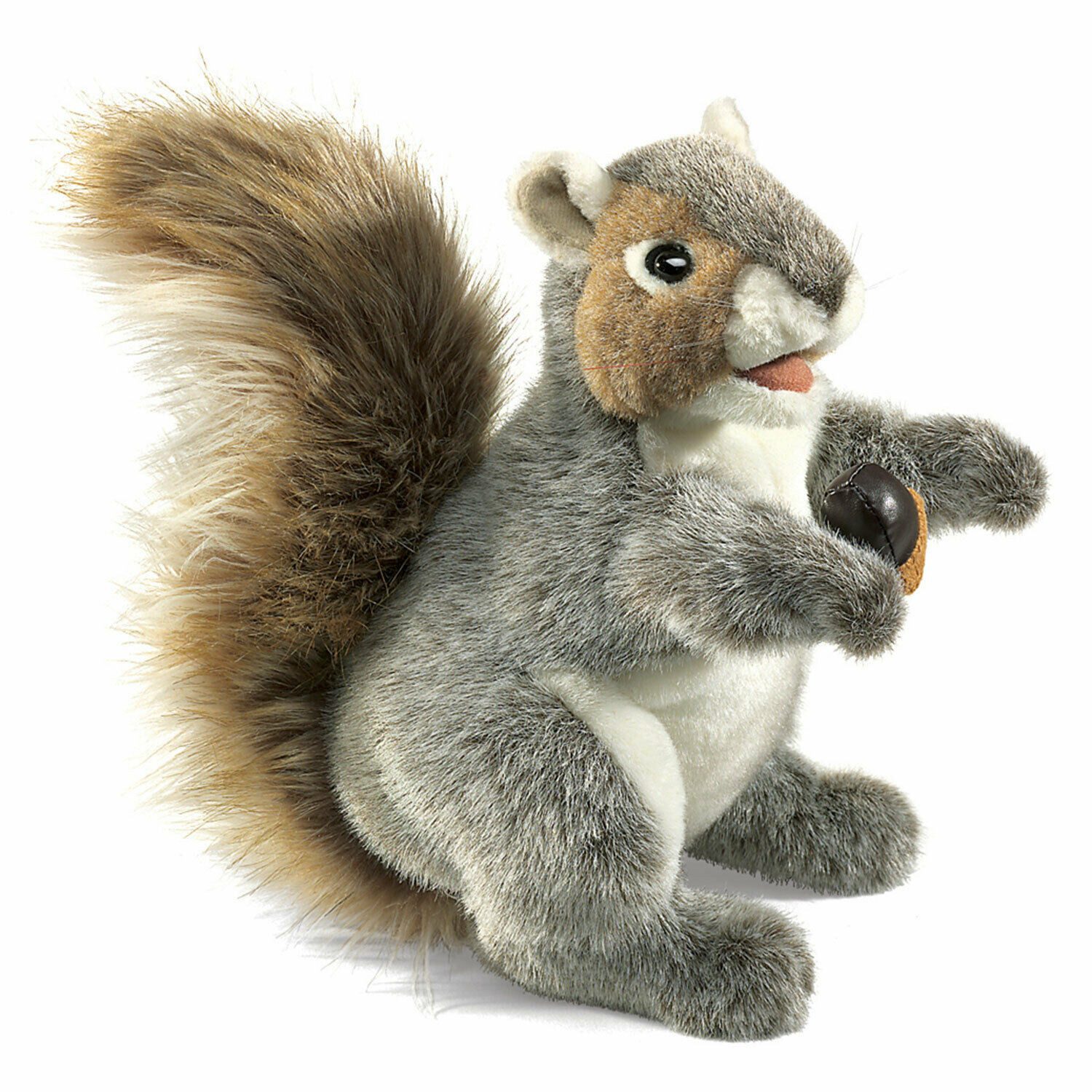 Folkmanis Handpuppen Handpuppe Folkmanis Handpuppe graues Eichhörnchen 2553 (Packung)