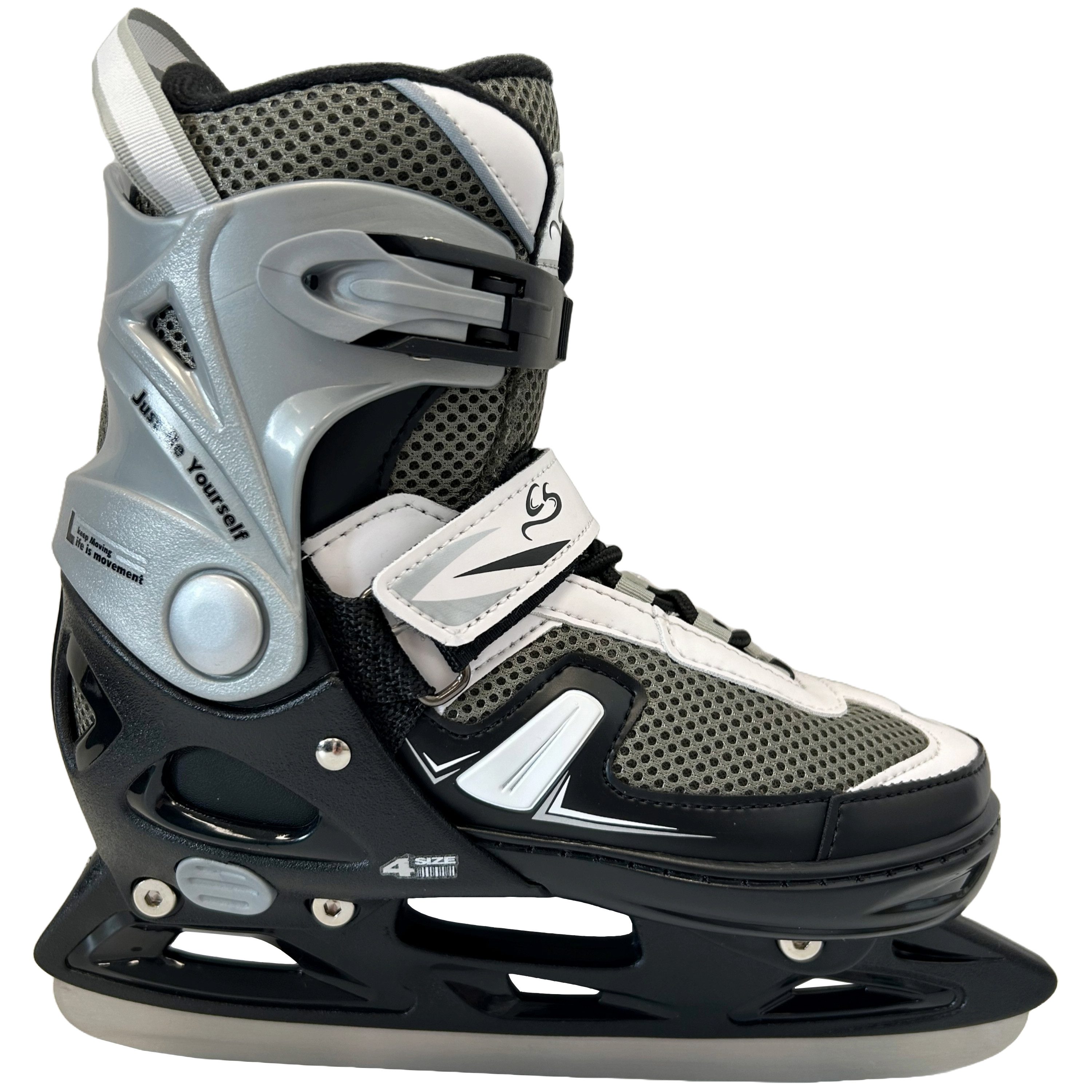 Cox Swain Schlittschuhe verstellbare Schlittschuhe PUSH, (2-St), 4-fach größenverstellbar