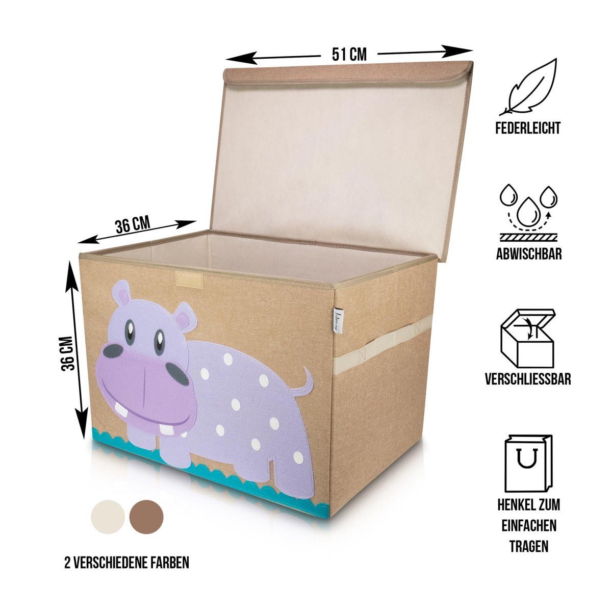 Lifeney Faltbox Aufbewahrungsbox mit Deckel Hipo, günstig online kaufen