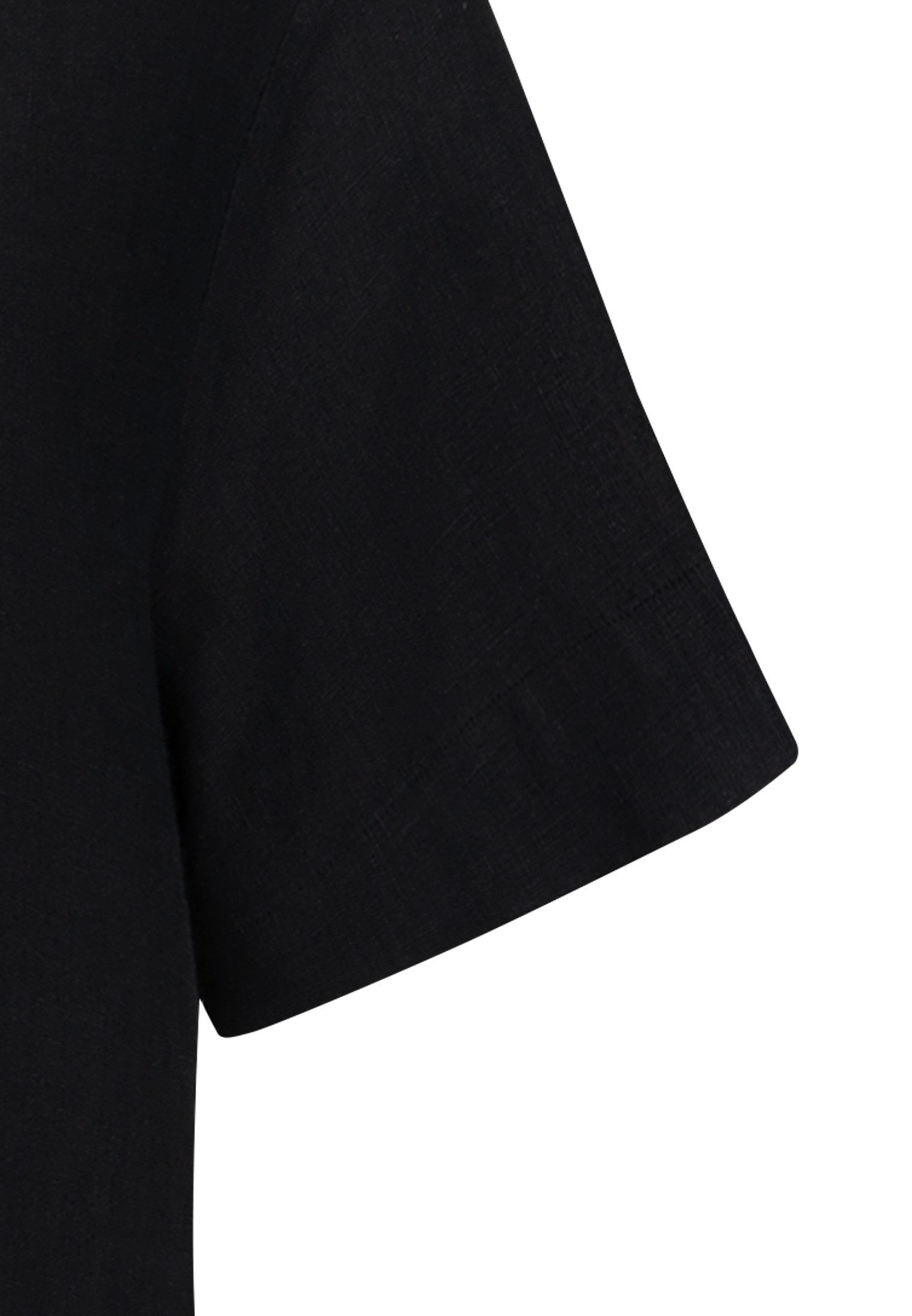 seidensticker Hemdbluse Schwarze Rose 1/2 Rundhals Uni