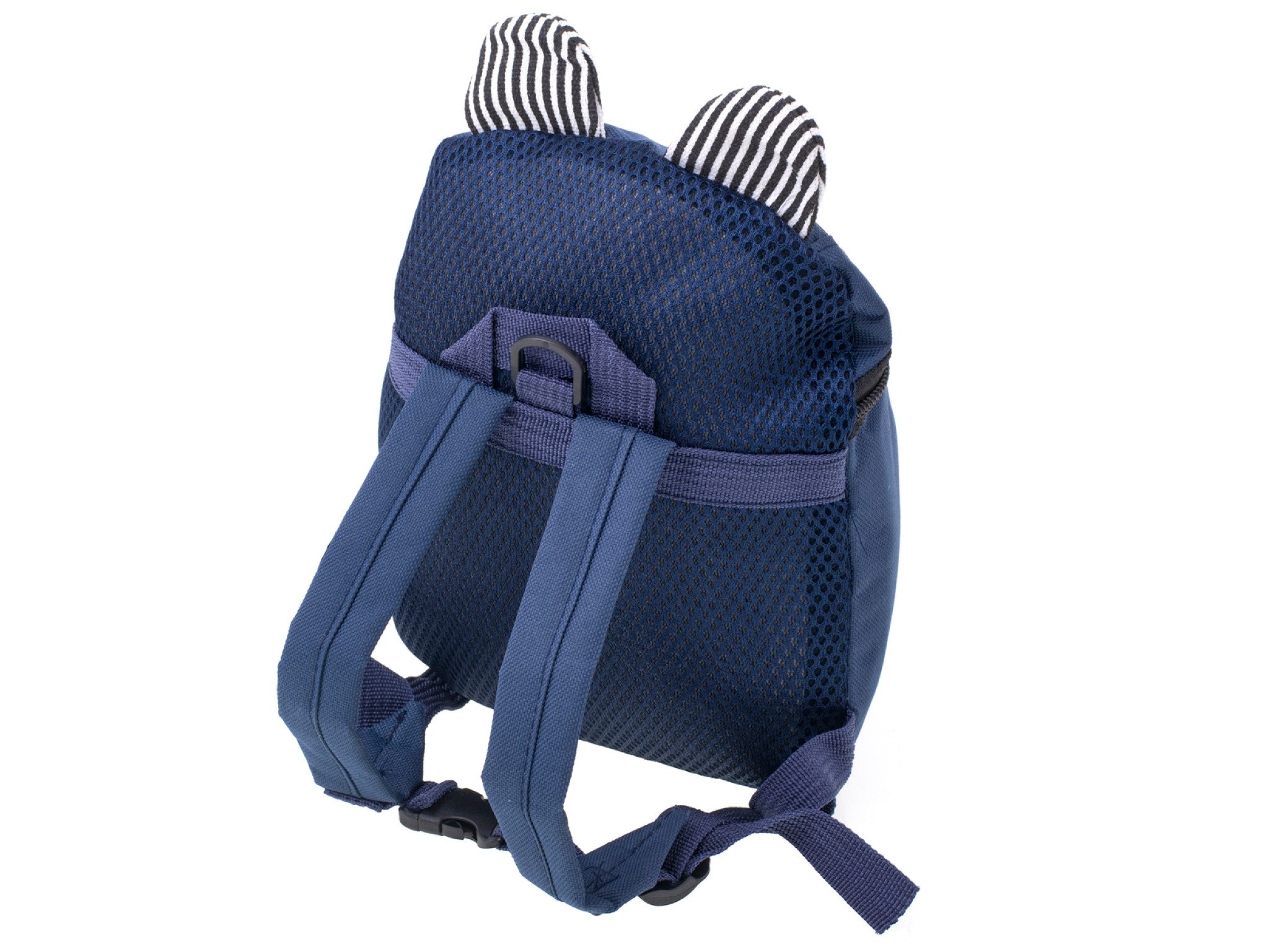 Ikonka Kinderrucksack Kinderrucksack Teddybär mit Sicherheitsleine Kindergarten Blau Pink (Kinderrucksack mit Sicherheitsleine für Kindergarten und Ausflüge, Rucksack mit Leine Hauptfach Reißverschluss verstellbare Gurte), Weiches Material kompakt verstellbar Sicherheitsleine abnehmbar