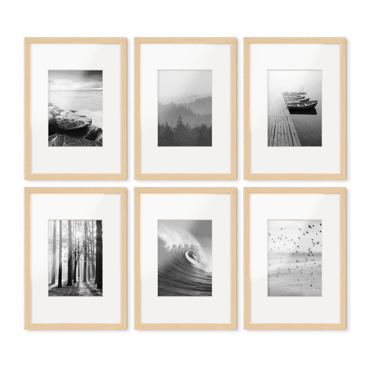 PHOTOLINI Bilderrahmen 6er Set 21x30 cm günstig online kaufen