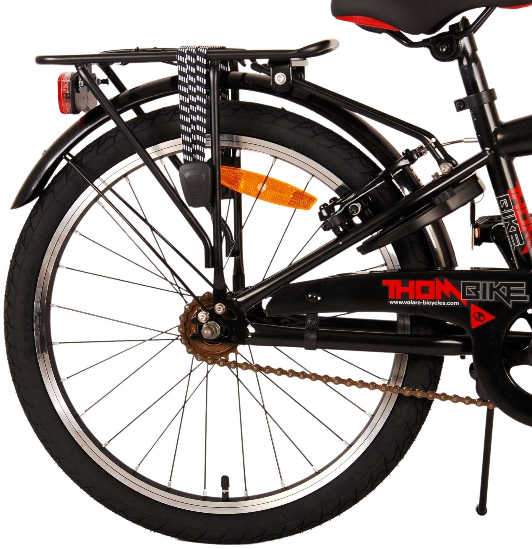 Volare Kinderfahrrad Thombike - Jungen - Verschiedene Größen und Farben - bis 115 kg, 3 Gang Shimano, 85% zusammengebaut, Lenkerhöhe einstellbar, 24 oder 26 Zoll
