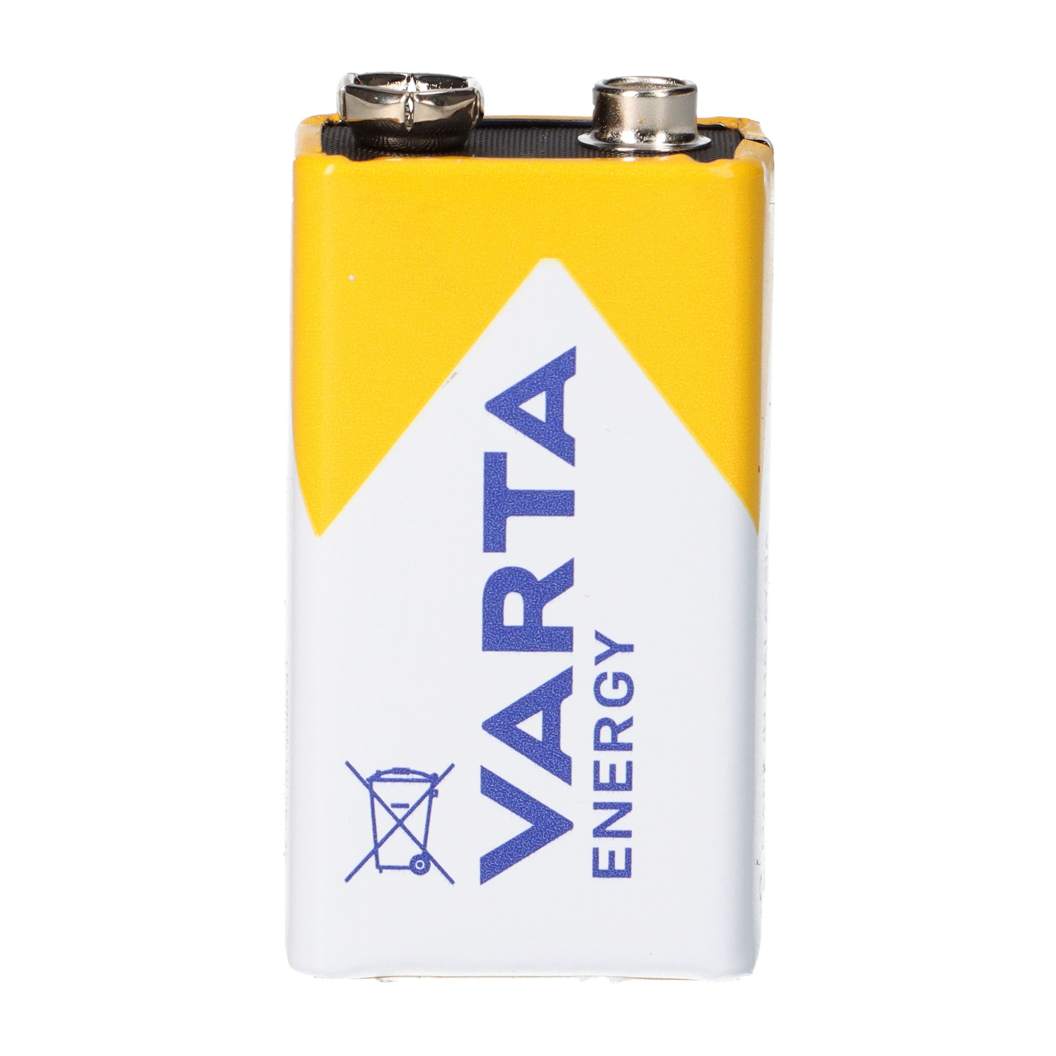 VARTA 10x Varta Energy Batterie 565mAh AlMn Batterie 1er 9V-Block Blister