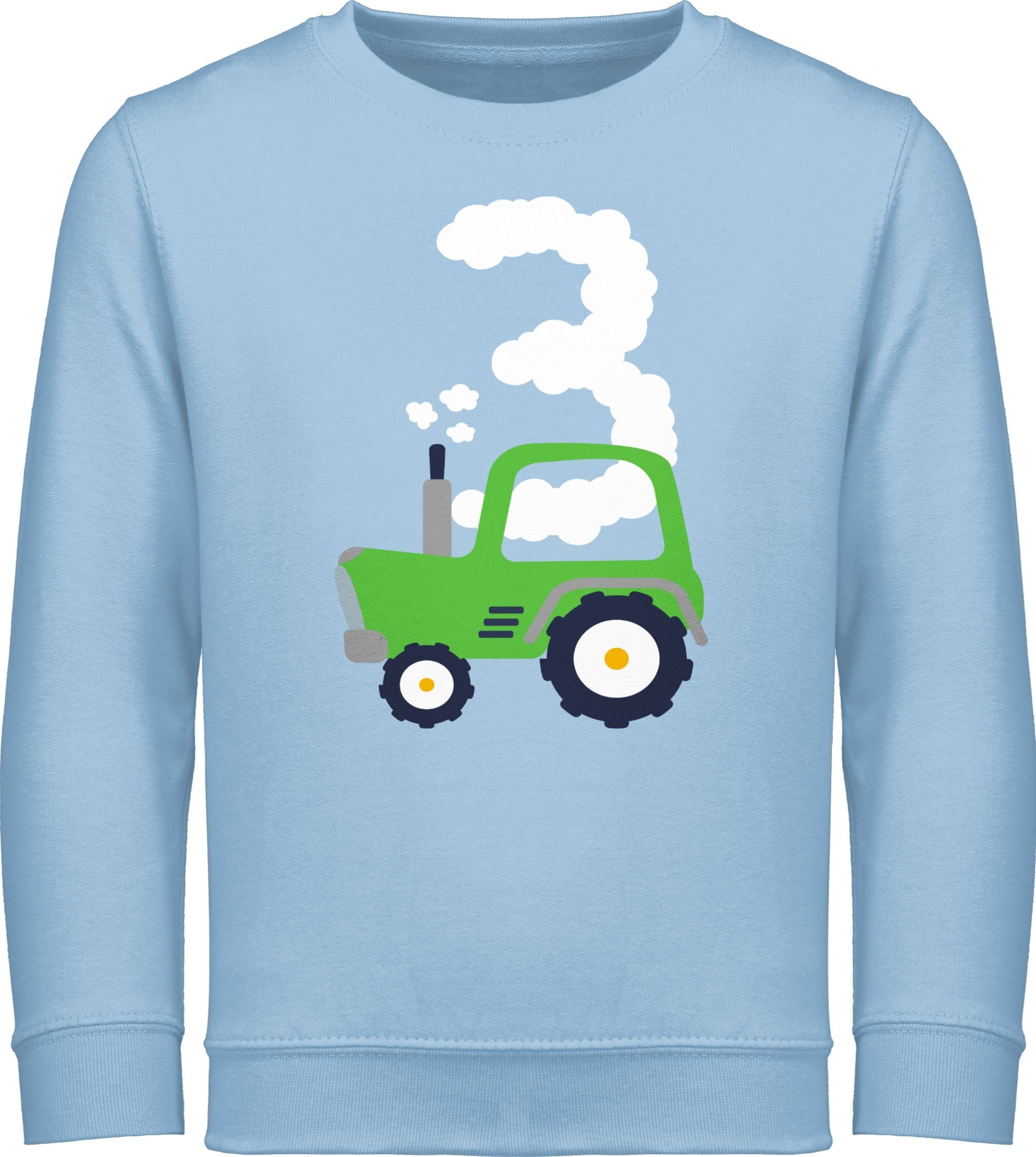 Geburtstag 3. Shirtracer Traktor 2 Drei Geburtstag Hellblau Sweatshirt
