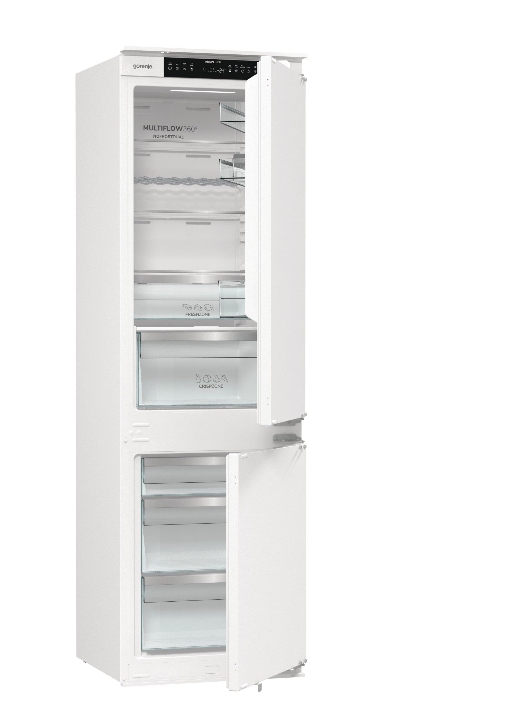 GORENJE Einbaukühlgefrierkombination NRKI517D61WF, 177,2 cm hoch, 54 cm breit