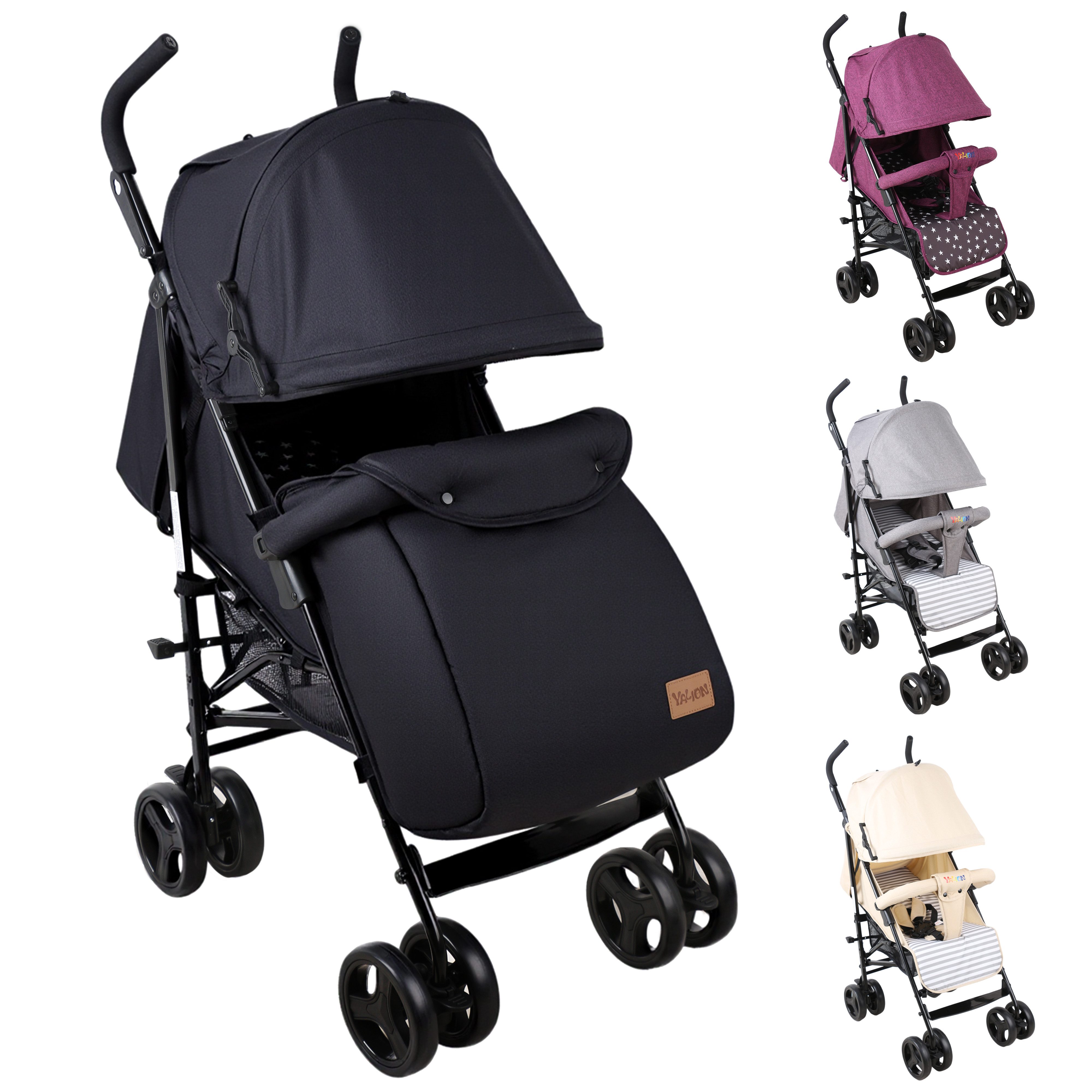 Yalion Kinder-Buggy Kinderwagen Buggy Reisebuggy Klein Zusammenklappbar bis 15kg