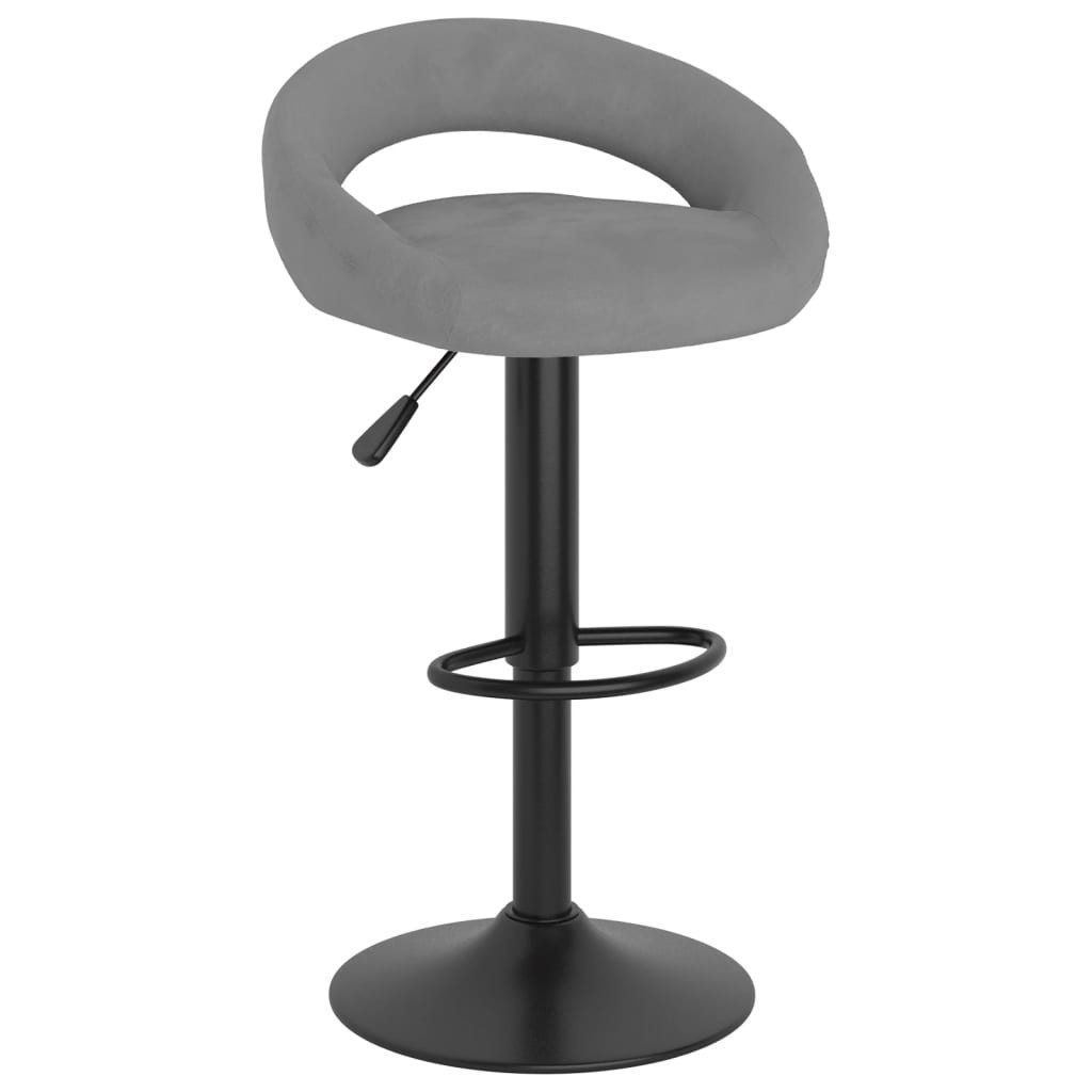 vidaXL Barhocker Barhocker 2 Stk. Hellgrau günstig online kaufen
