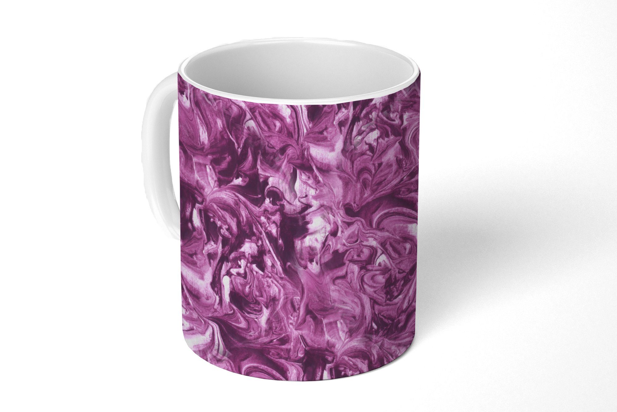 Farbe - - Becher, Tasse Geschenk Teetasse, Kaffeetassen, Marmor - Muster, Keramik, Struktur Teetasse, MuchoWow