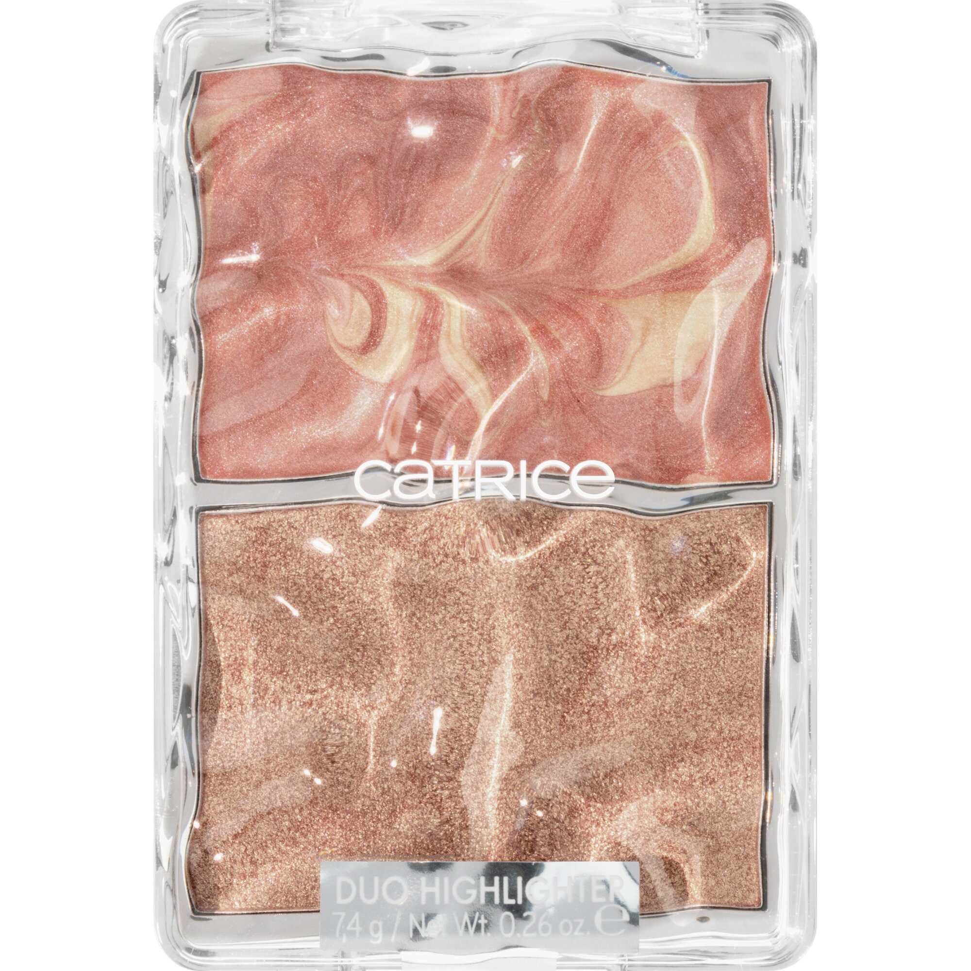 Catrice Highlighter-Palette UNDERWATER SECRETS Duo Highlighter, 3-tlg., 2-in-1 Highlighter für strahlenden Glow und faszinierendes Finish.