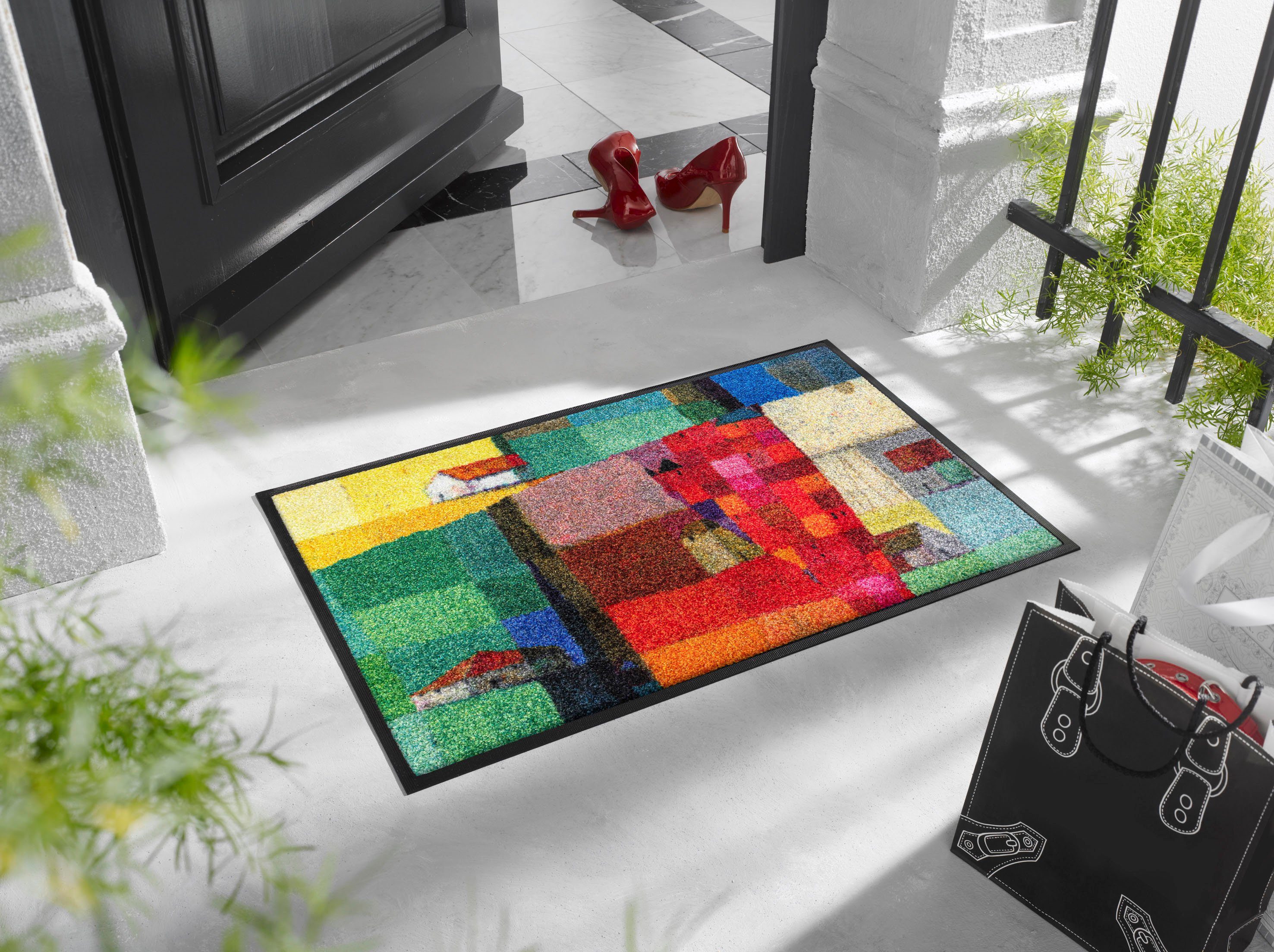 wash+dry by Kleen-Tex Fußmatte Venetien, rechteckig, Höhe: 7 mm, Schmutzfan günstig online kaufen