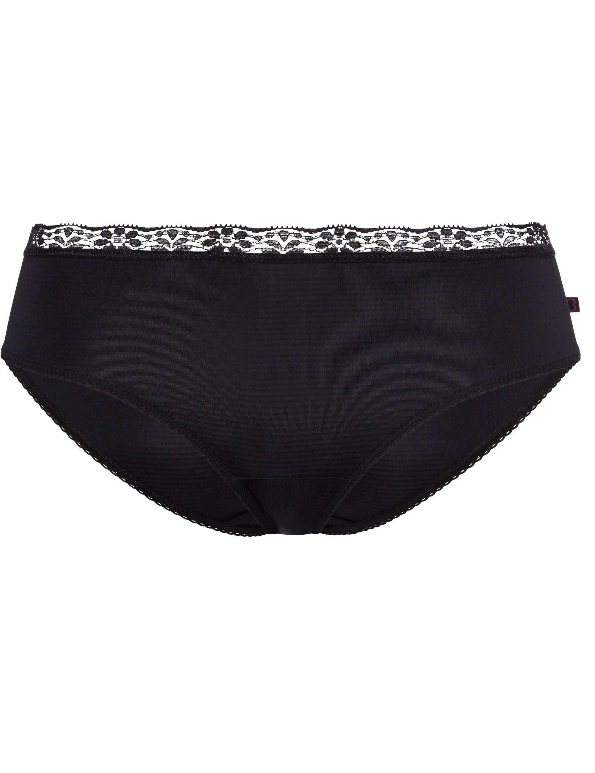 Beedees Hipster Bee Lace (kein Set, 1-St., 1) Slip mit Spitze, feinen Streifen & glänzender Optik