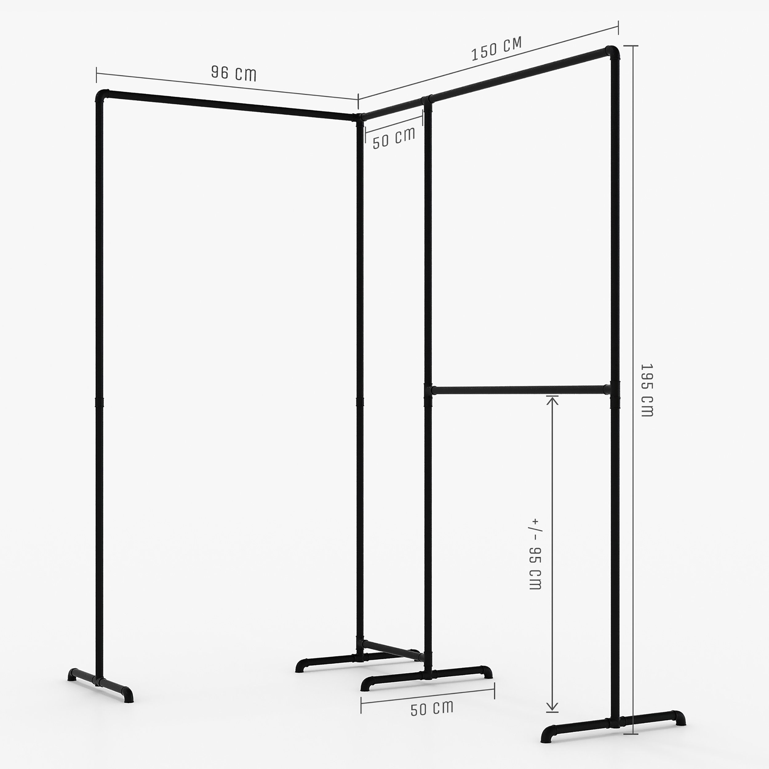 pamo. design Garderobenständer LAS EDGE, (Kleiderstangen günstig online kaufen