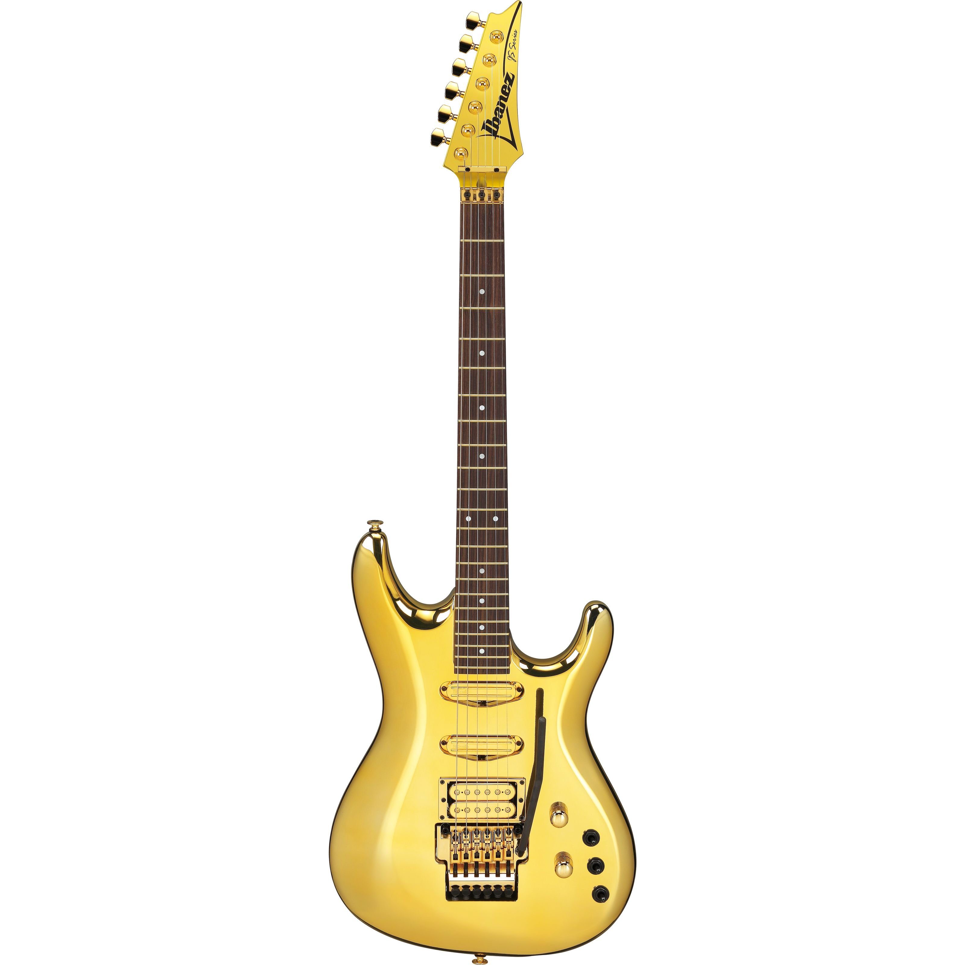Ibanez E-Gitarre, Joe Satriani JS2GD Gold - E-Gitarre