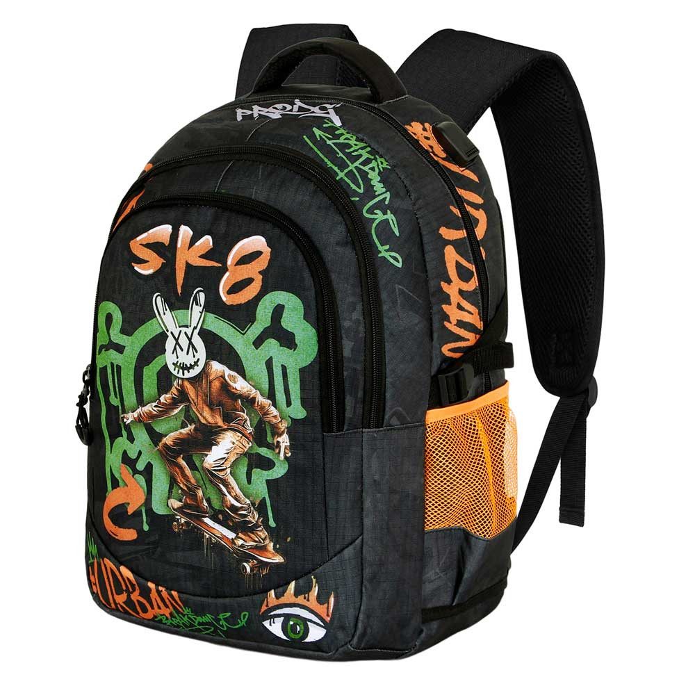 PRO DG Laptoprucksack Rabbit großer Rucksack Tagesrucksack Alltagsrucksack, USB-Anschluss für elektronische Geräte