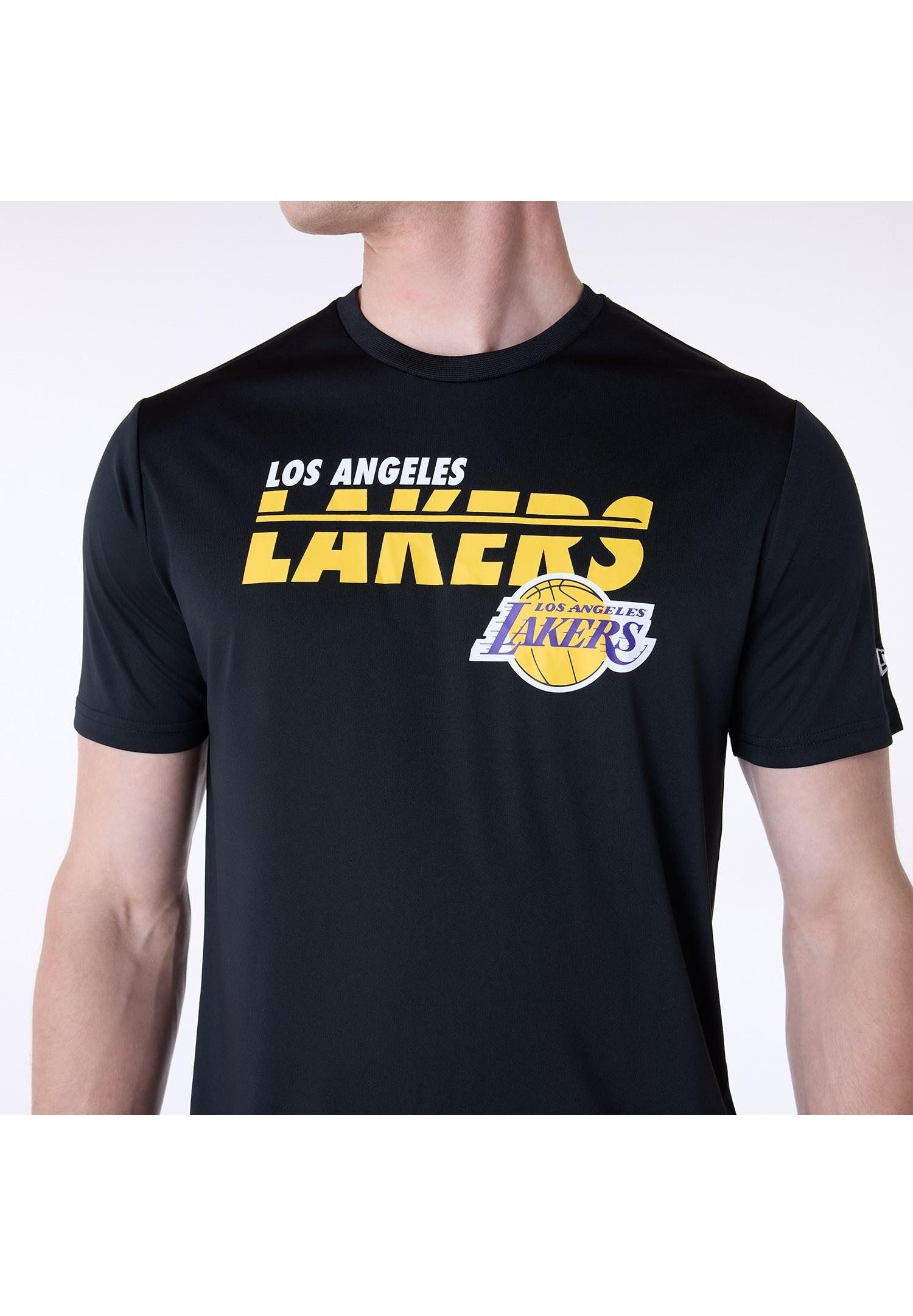 New Era T-Shirt Los Angeles Lakers New Era NBA Essentials Tee T-Shirt Schwarz (1-tlg)
