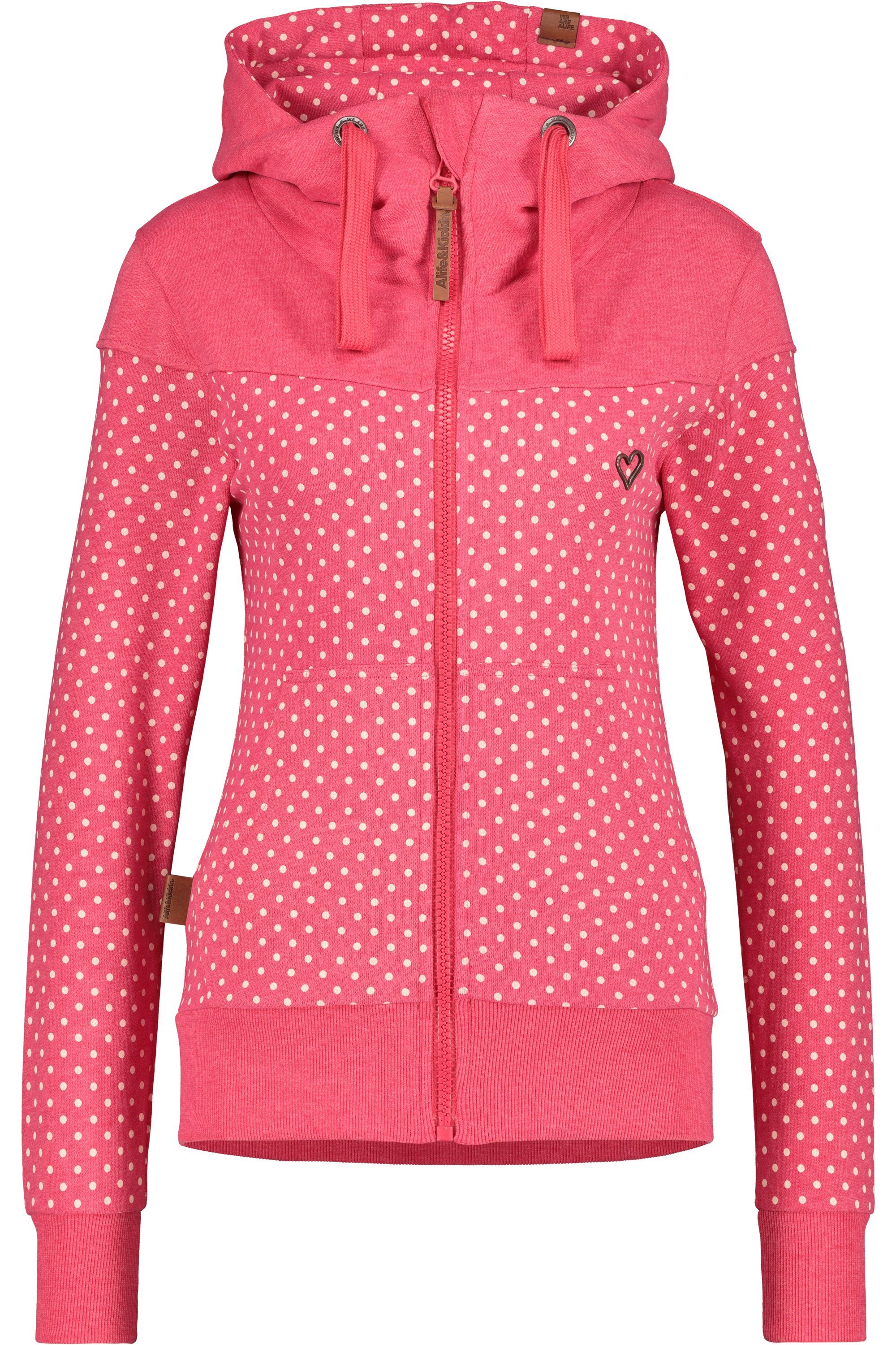 B Alife fuchsia PalinaAK & Sweatjacke Kapuzensweatjacke Kickin Kapuzensweatjacke, Sweatjacket Damen