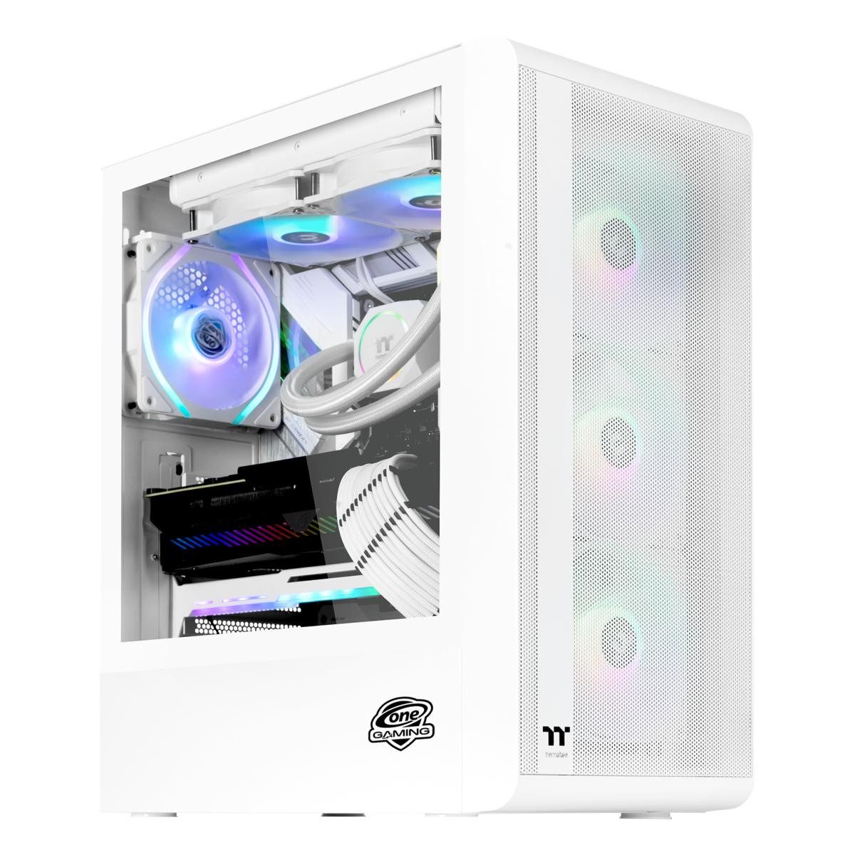 ONE GAMING Gaming PC White Edition AN020 Gaming-PC (AMD Ryzen 5 5500, GeForce RTX 5060 Ti, 16 GB RAM, 1000 GB SSD, Luftkühlung)