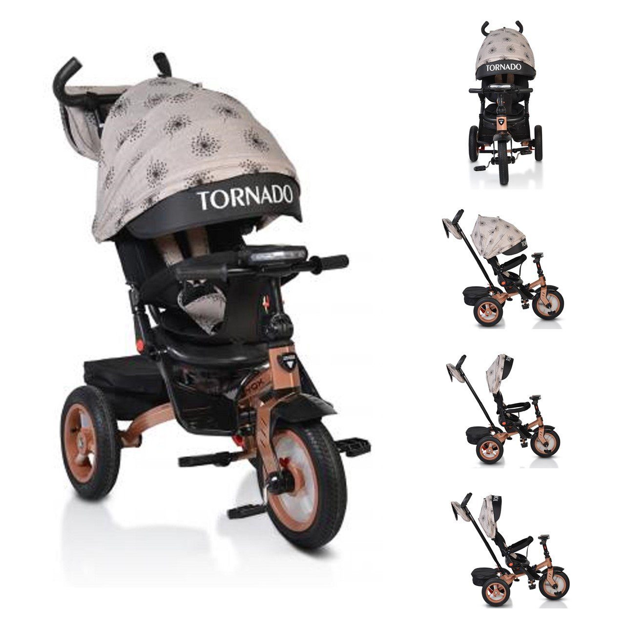 Byox Dreirad Tricycle Dreirad Tornado, Luftreifen günstig online kaufen
