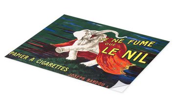 Posterlounge Wandfolie Leonetto Cappiello, Ich rauche nur Nil (französisch), Vintage Malerei