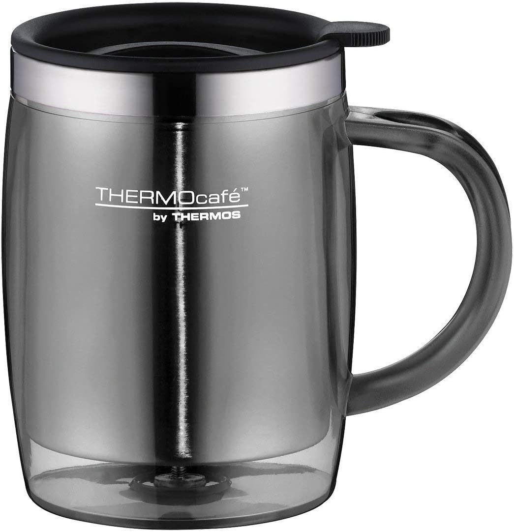 THERMOS Isolierkanne Thermos, TC Desktop Cup smoke grey mat 0,35 l, (1-St)