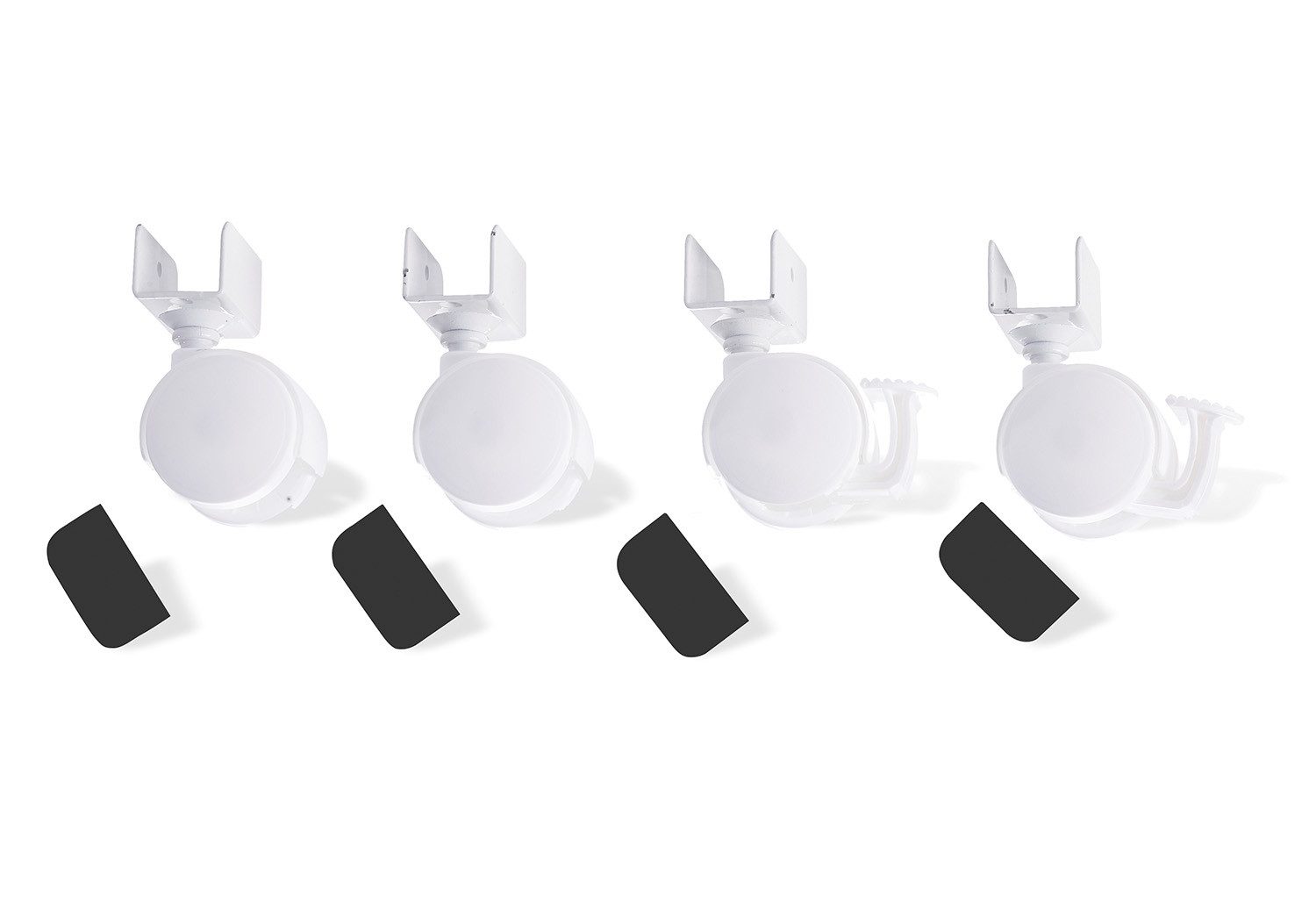 Pinolino® Kinderbett Rollensatz mit U-Aufnahme, weiß günstig online kaufen