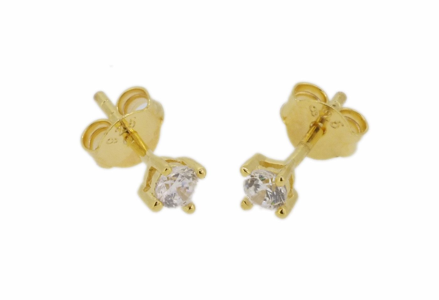 Sif Jakobs Jewellery Ohrstecker-Set Sif Jakobs Jewellery Paar Ohrstecker SJ-E3MMRD-CZ-YG