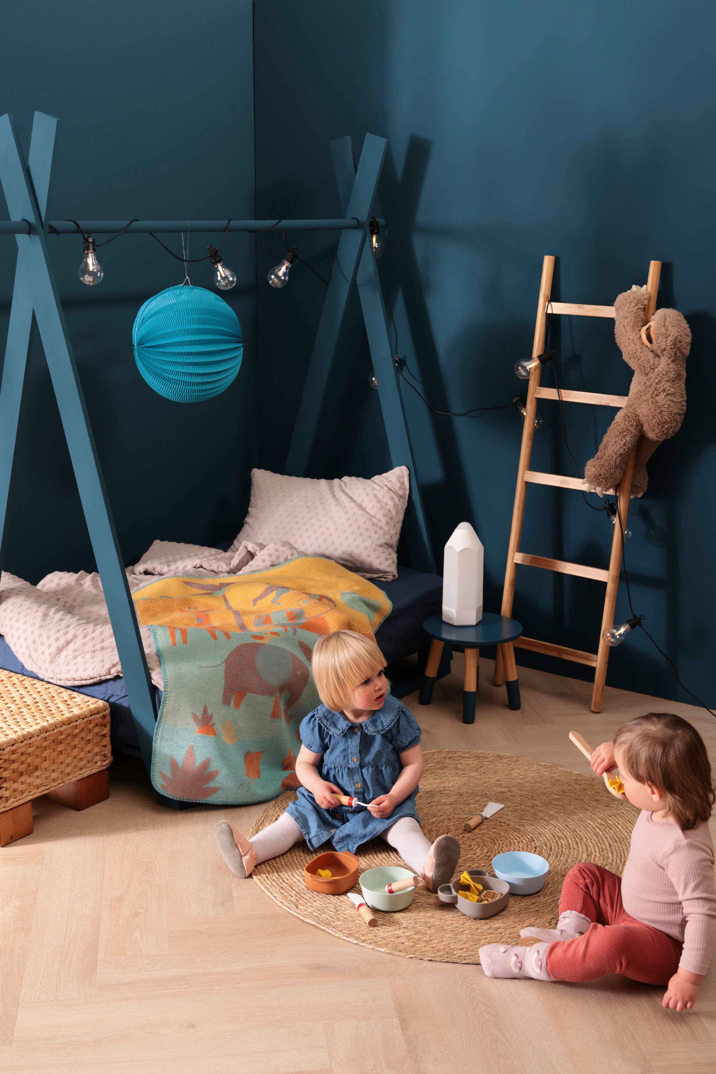 Babydecke Babydecke Expedition, Biederlack, Babydecke Expedition mit untersciedliche Tieren zum Entdecken