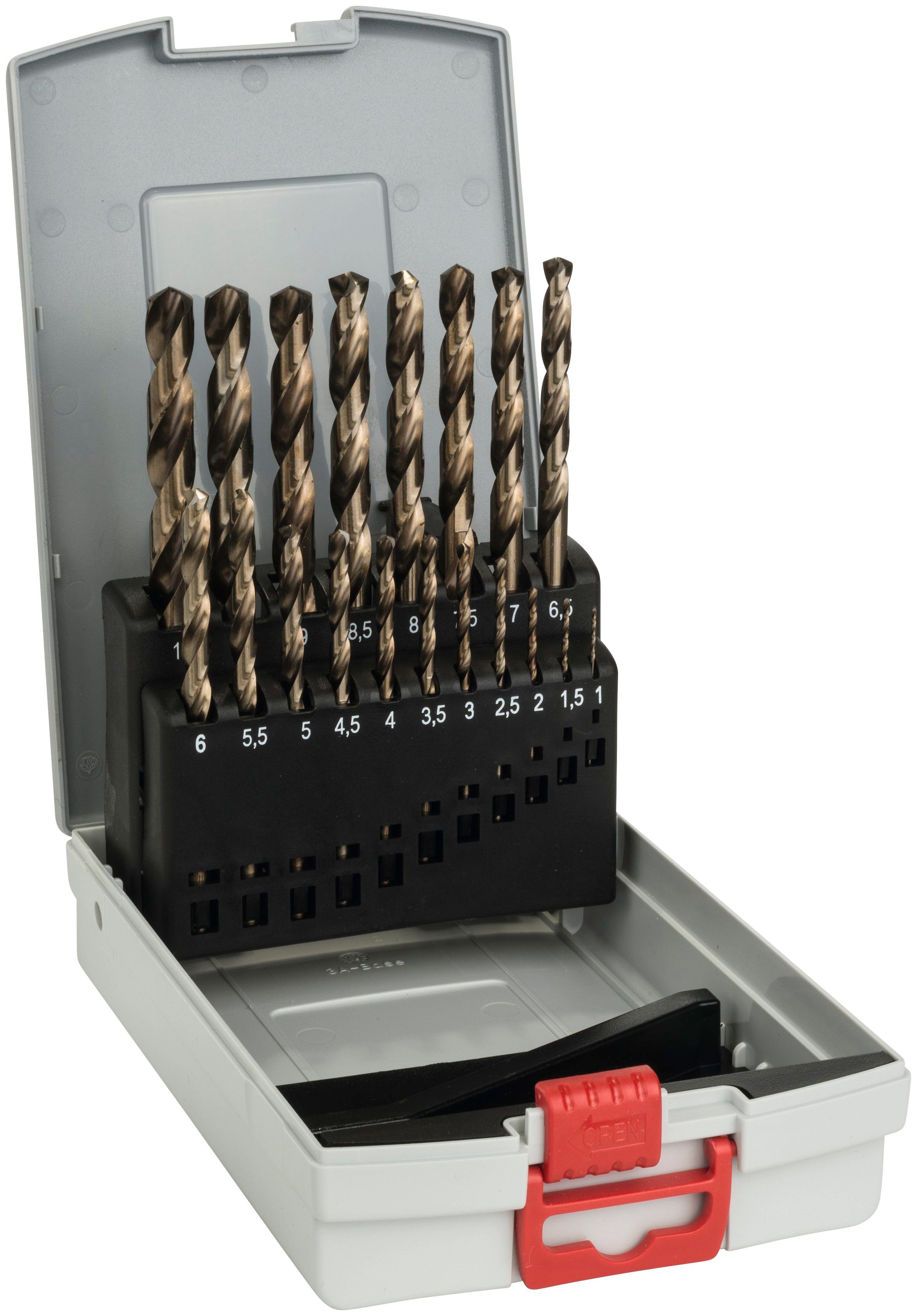 Bosch Professional Metallbohrer Pro (Set, 135, 19-tlg) Box HSS-Co