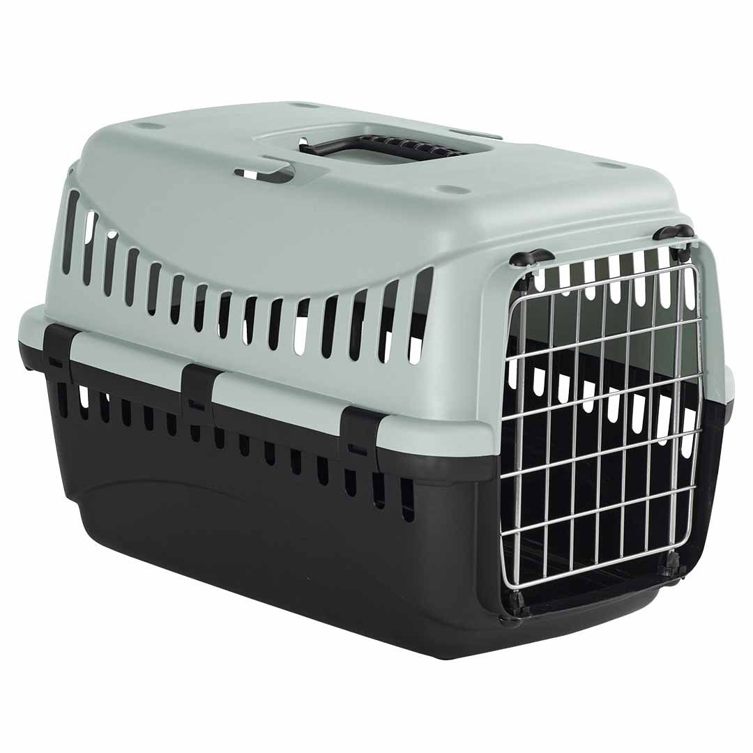 DUVO+ Tiertransportbox Duvoplus Transportbox Gipsy ECO - grau Maße / Gewicht: 46x31x32cm -