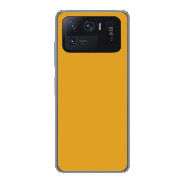 MuchoWow Handyhülle Ockergelb - Herbst - Interieur Phone Case Handyhülle Xiaomi Mi 11 Ultra Silikon Schutzhülle