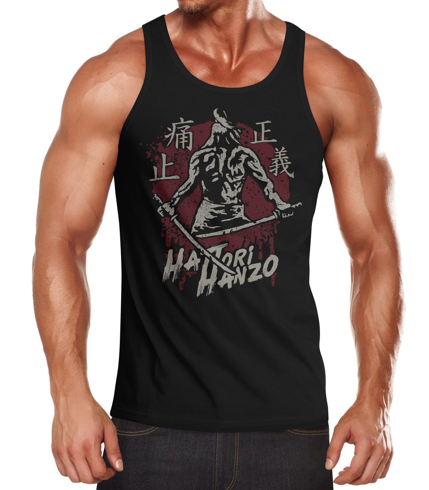 Neverless Tanktop Herren Tank-Top Samurai japanische günstig online kaufen