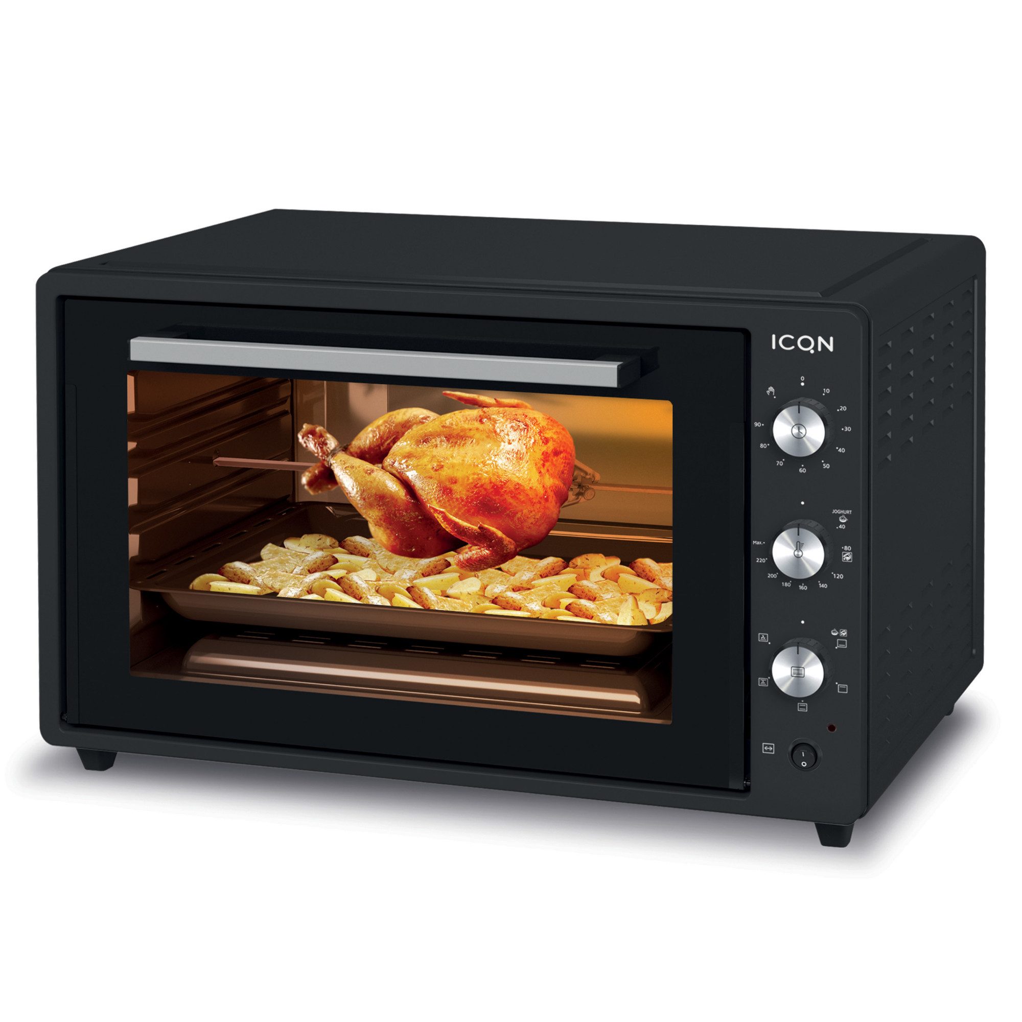 Minibackofen 60 Liter XXL, inkl. Backblech Set, 40°-230°C