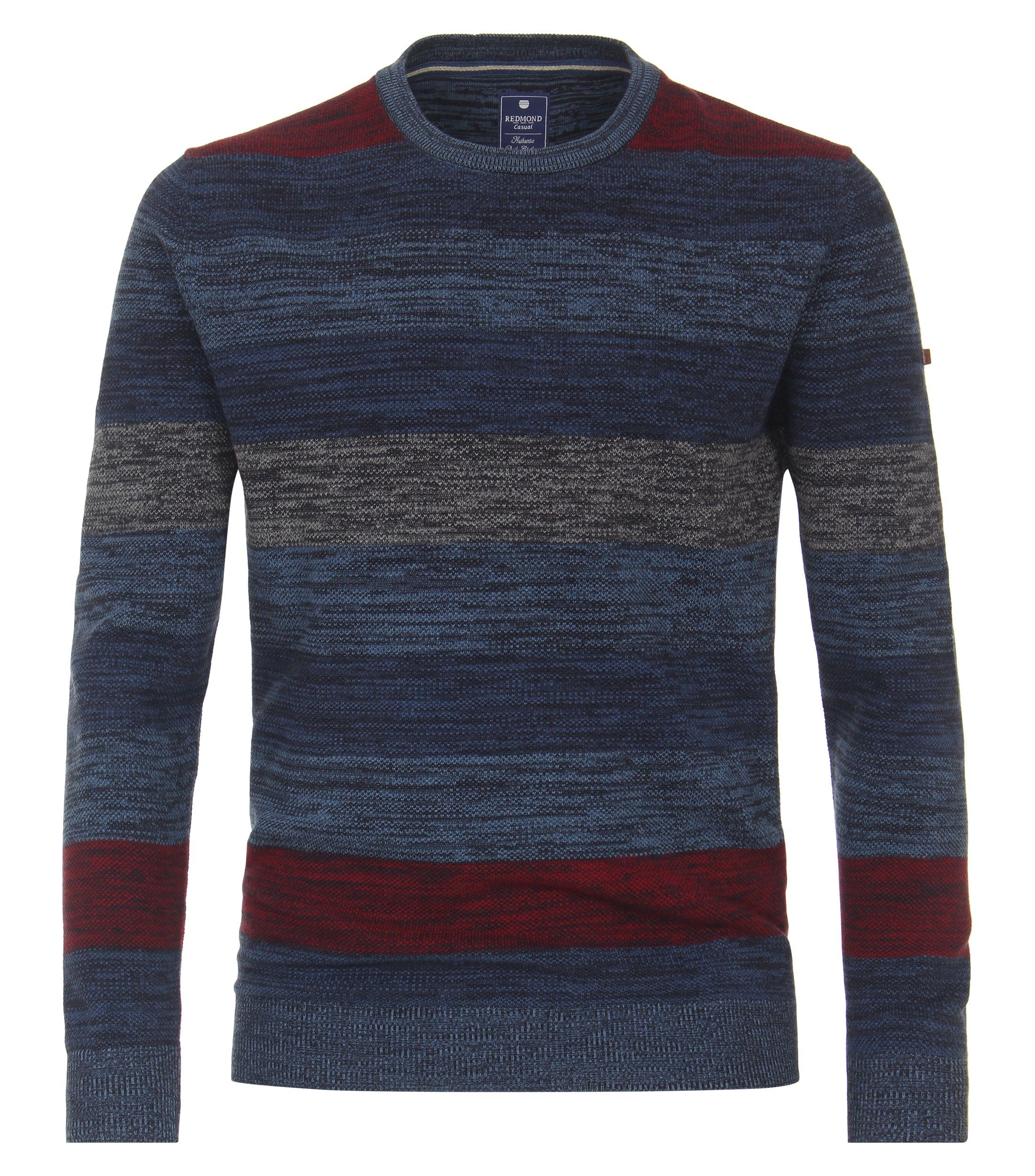 Redmond Strickpullover andere Muster 11 blau